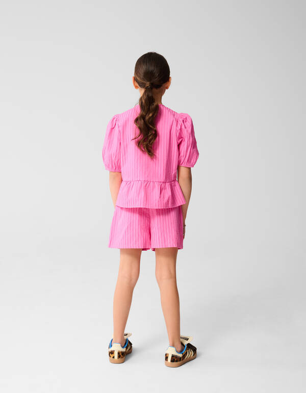 Stripe Strik Top Roze SHOEBY GIRLS