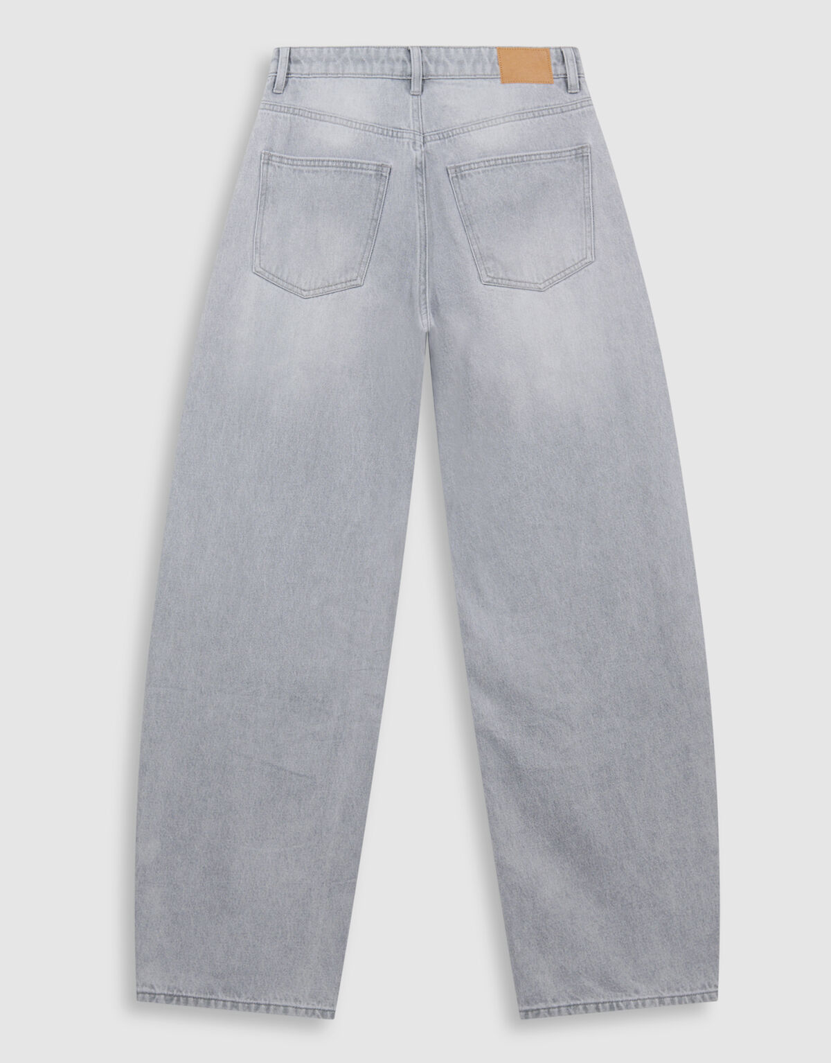 Baggy Fit Jeans Lichtgrijs SHOEBY WOMEN