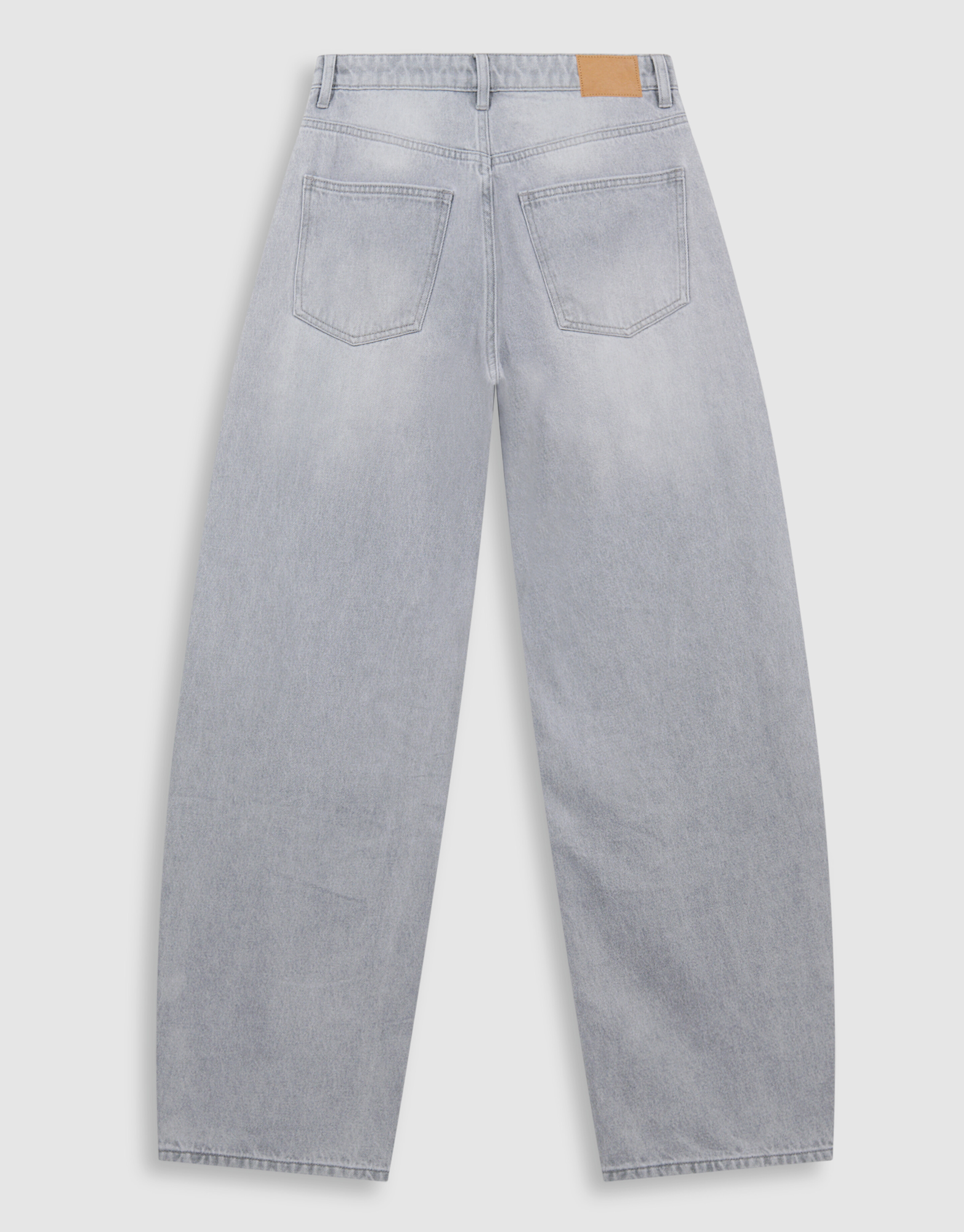 Baggy Fit Jeans Lichtgrijs SHOEBY WOMEN