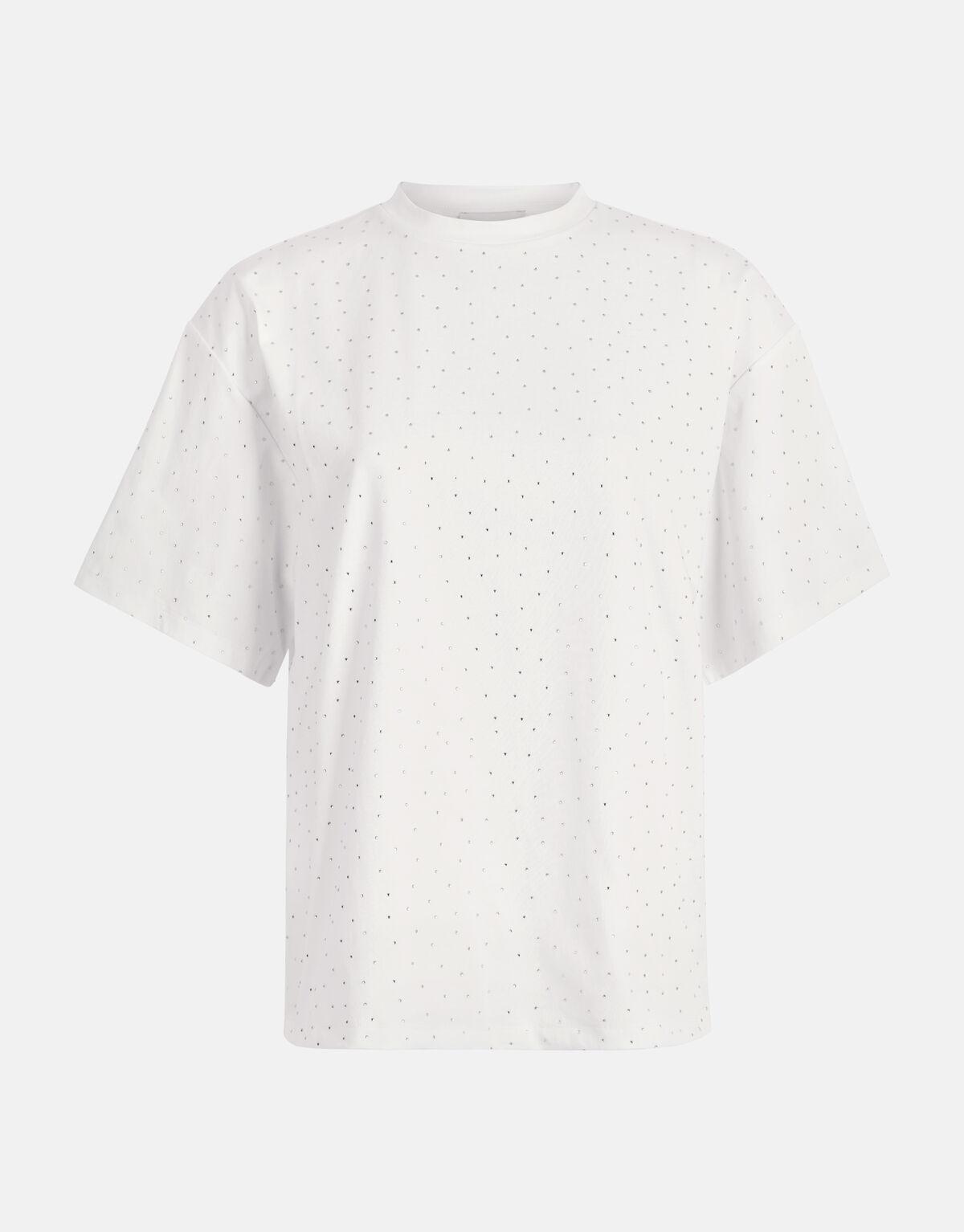 Strass T-shirt Gebroken Wit SHOEBY WOMEN