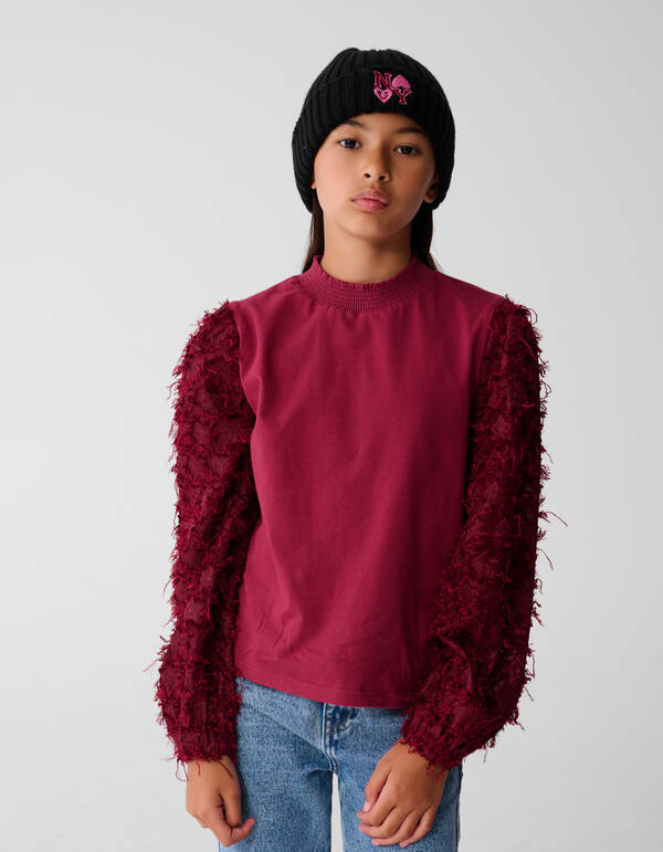 Ster Top Donkerrood SHOEBY GIRLS