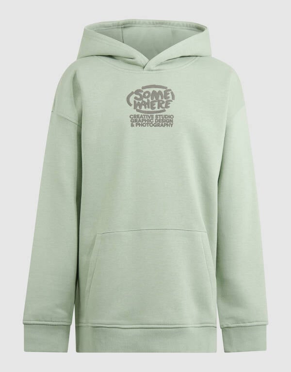 Somewhere Artwork Hoodie Lichtgroen SHOEBY BOYS