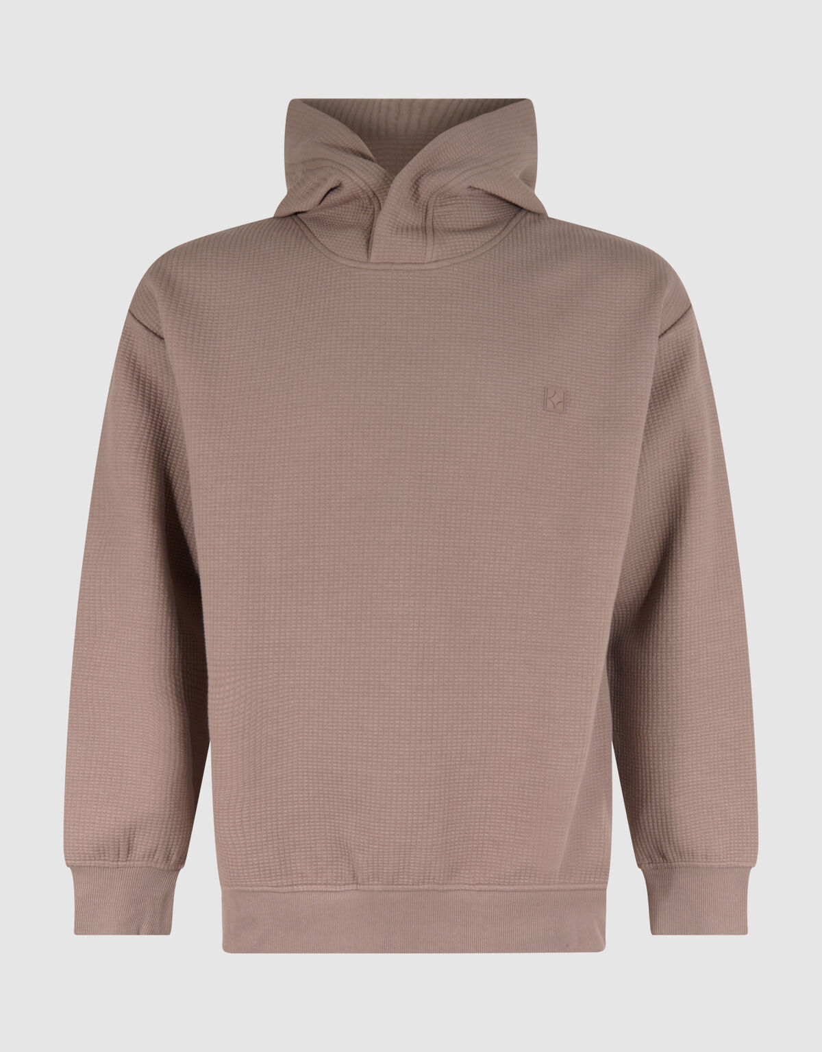 Jacquard Hoodie Lichtbruin SHOEBY MEN