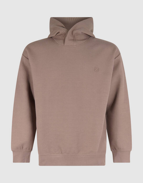 Jacquard Hoodie Lichtbruin SHOEBY MEN