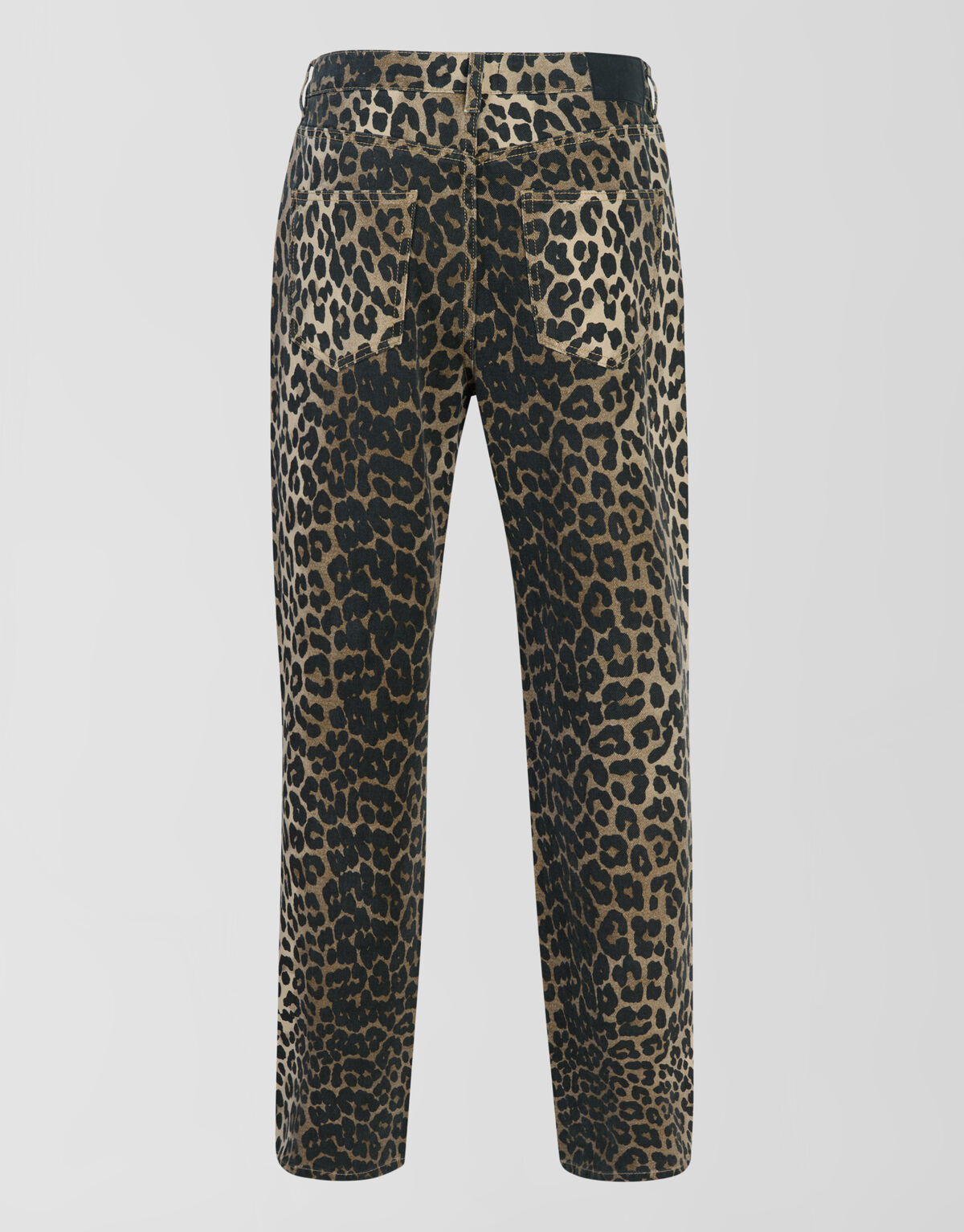 Leopard Straight Fit Jeans Bruin SHOEBY WOMEN