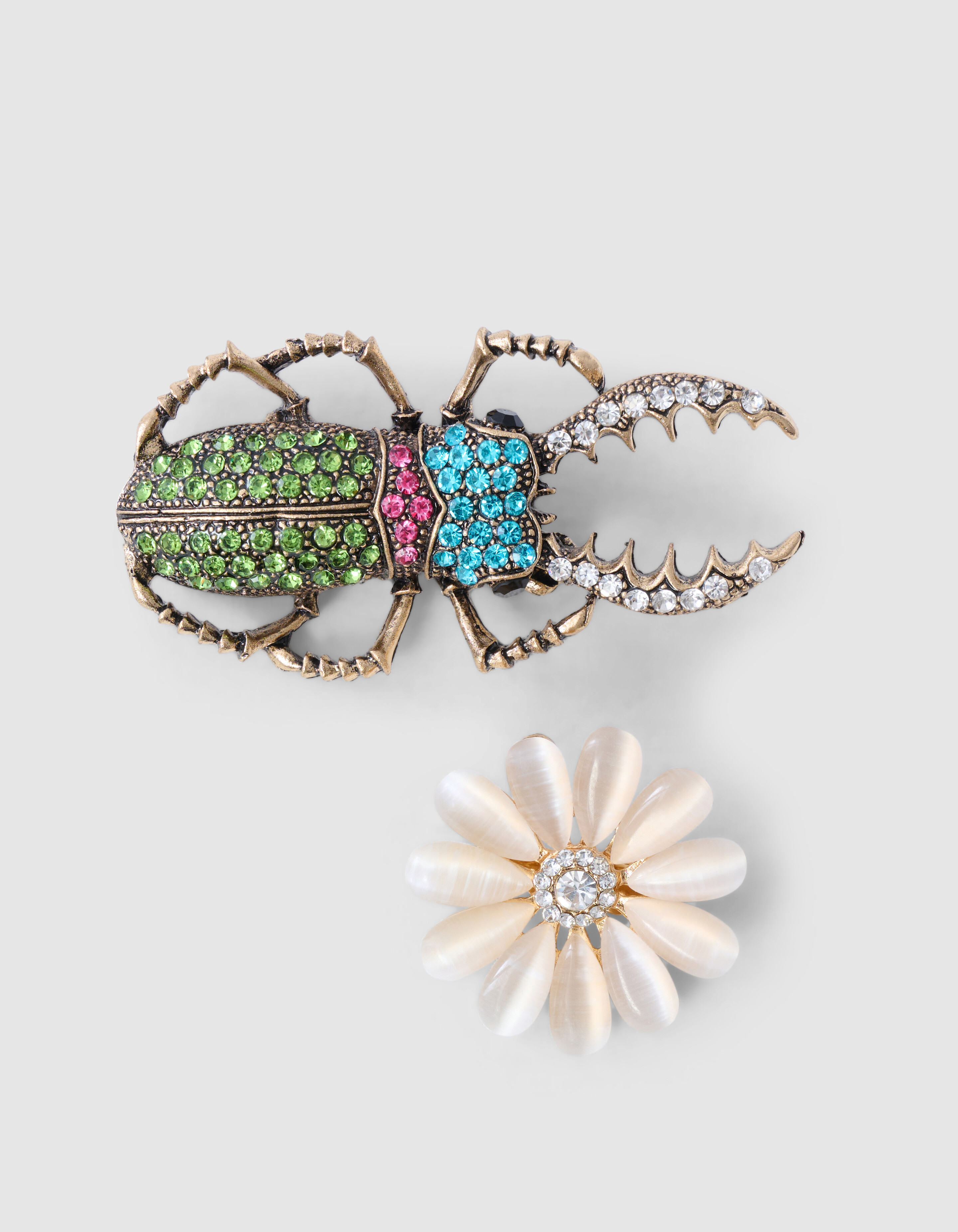 Broche Set Groen SHOEBY ACCESSOIRES