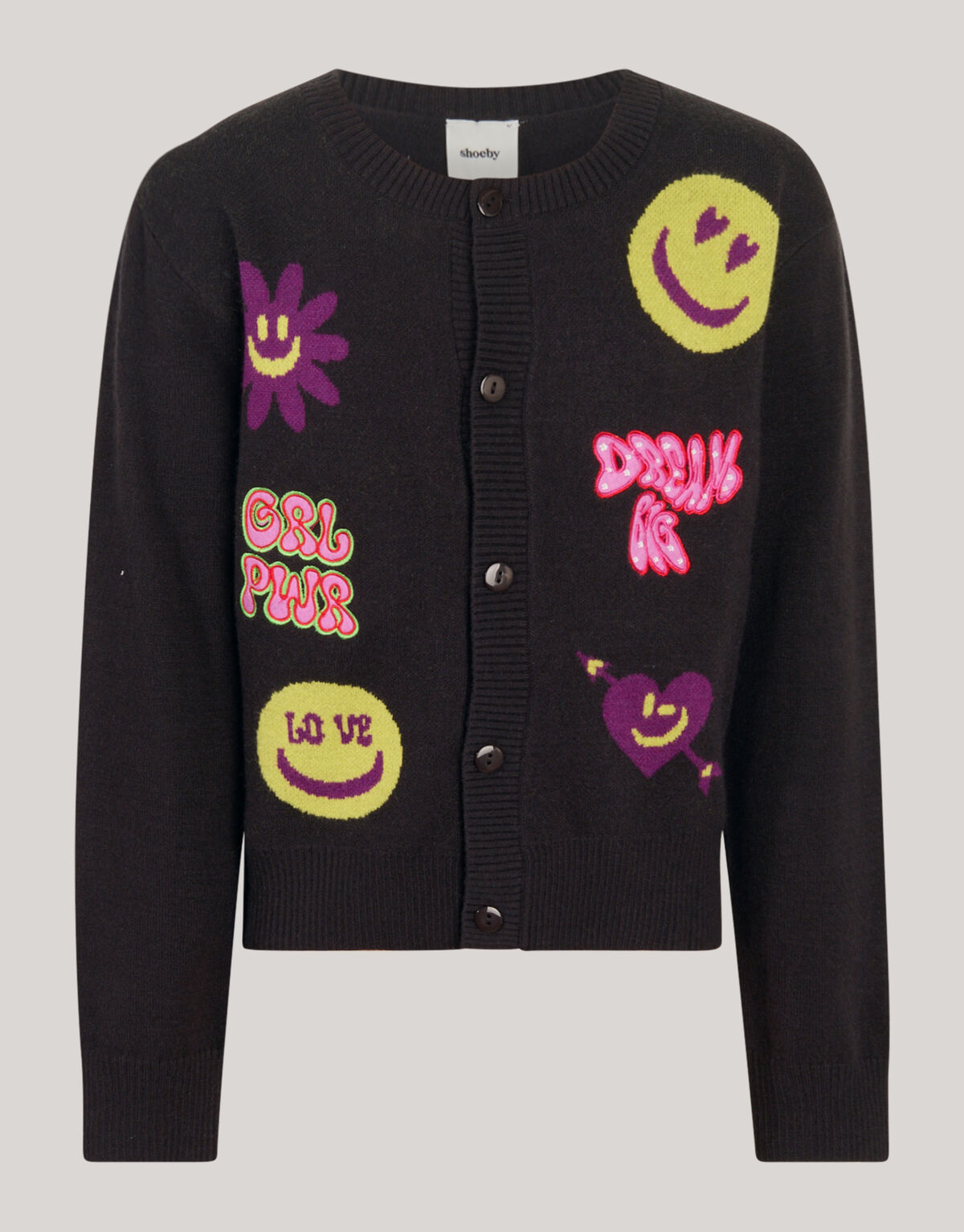 Printed Vest Donkergrijs SHOEBY GIRLS
