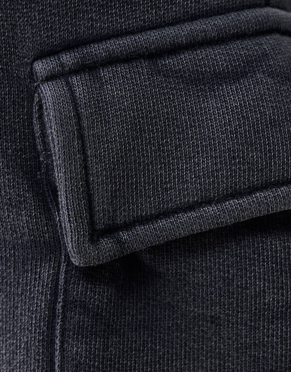 Washed Cargo Broek Donkergrijs SHOEBY BOYS