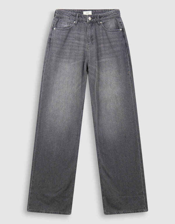 Soft Wide Leg Fit Jeans Grijs SHOEBY WOMEN