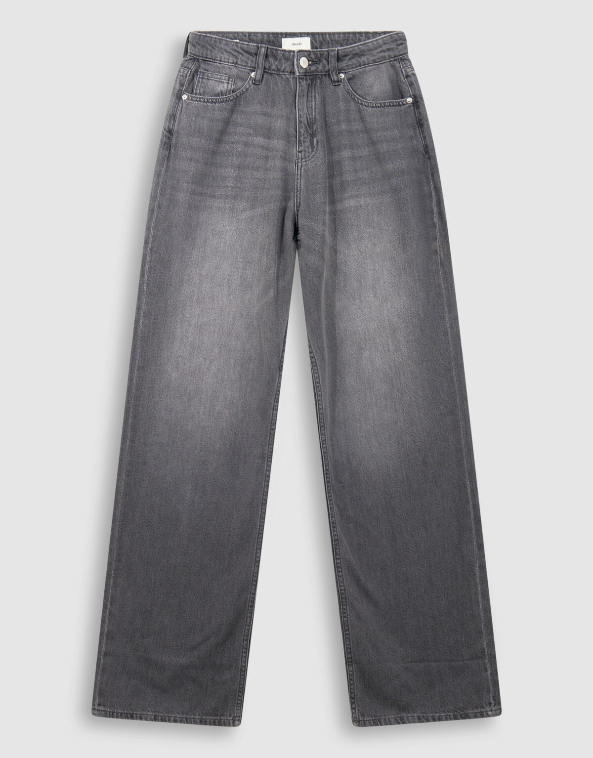 Soft Wide Leg Fit Jeans Grijs SHOEBY WOMEN