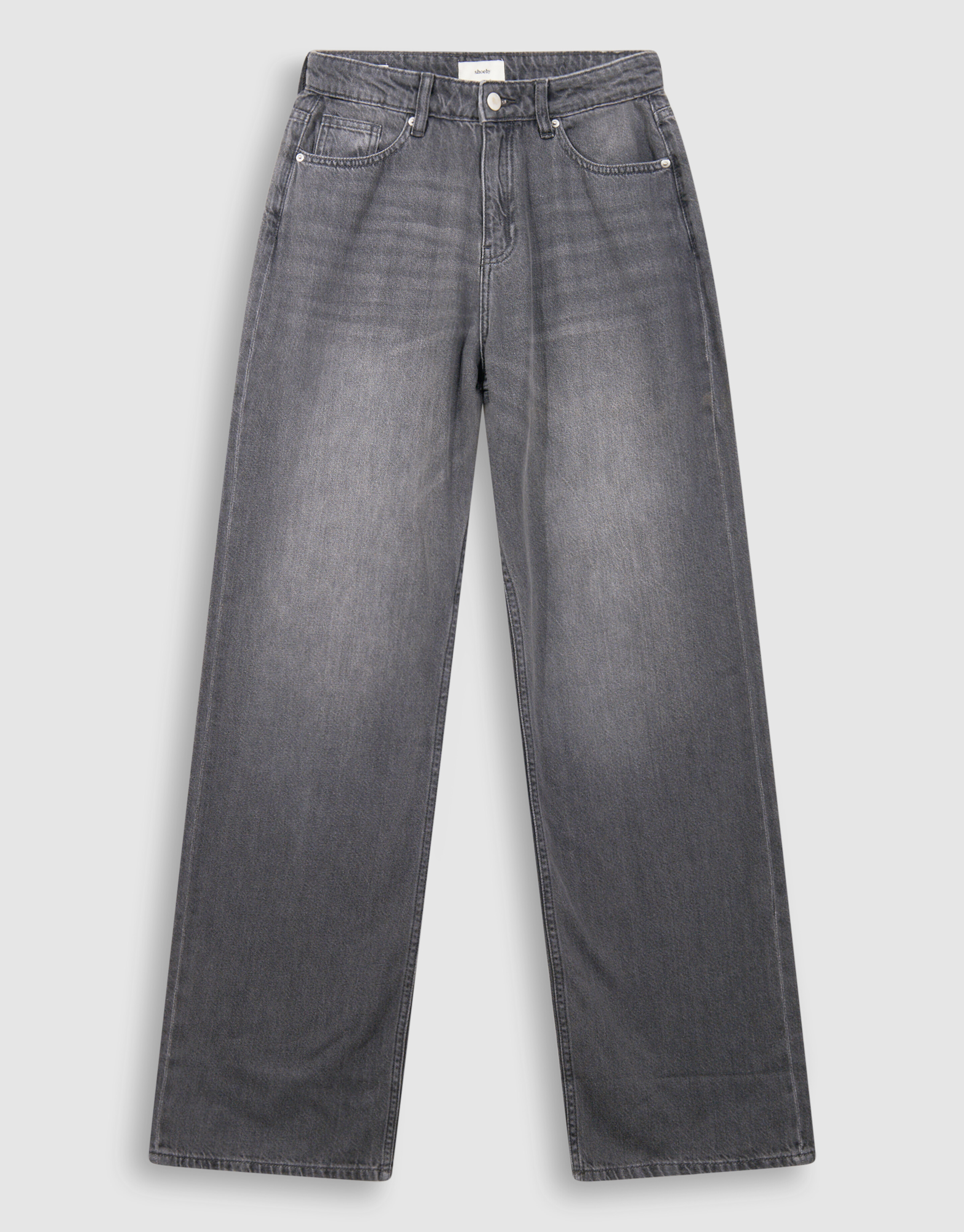 Soft Wide Leg Fit Jeans Grijs SHOEBY WOMEN