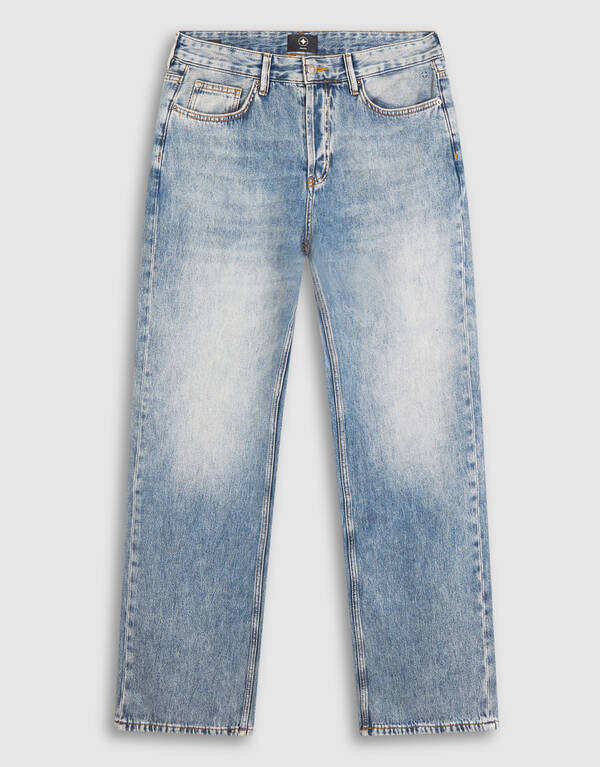 Relaxed Fit Jeans Blauw SHOEBY MEN