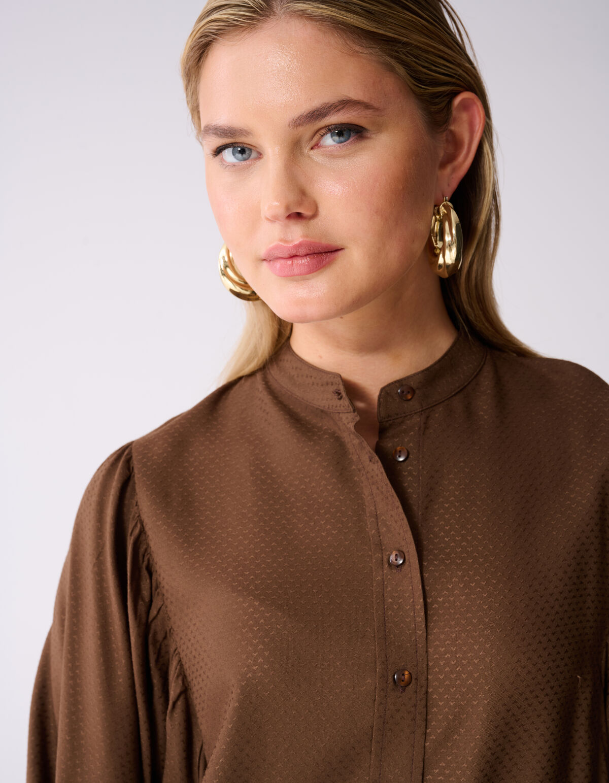 Flowy Top Bruin SHOEBY WOMEN