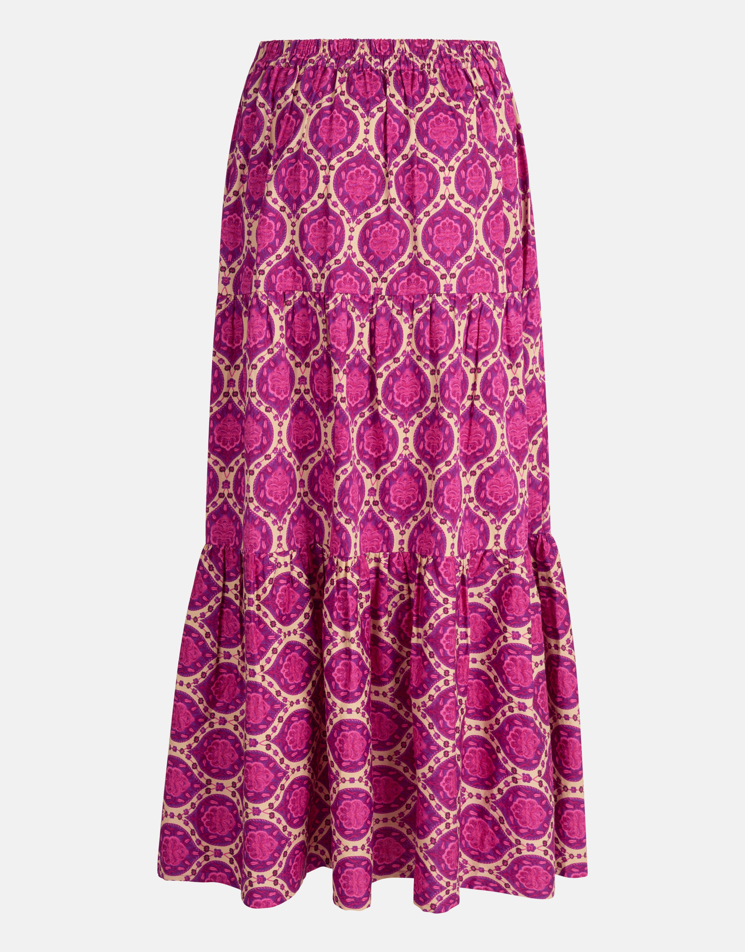 Grafische Maxi Rok Paars SHOEBY WOMEN