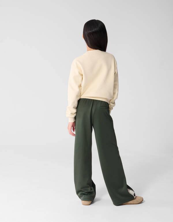 Heart Wrap Sweater Gebroken Wit SHOEBY GIRLS