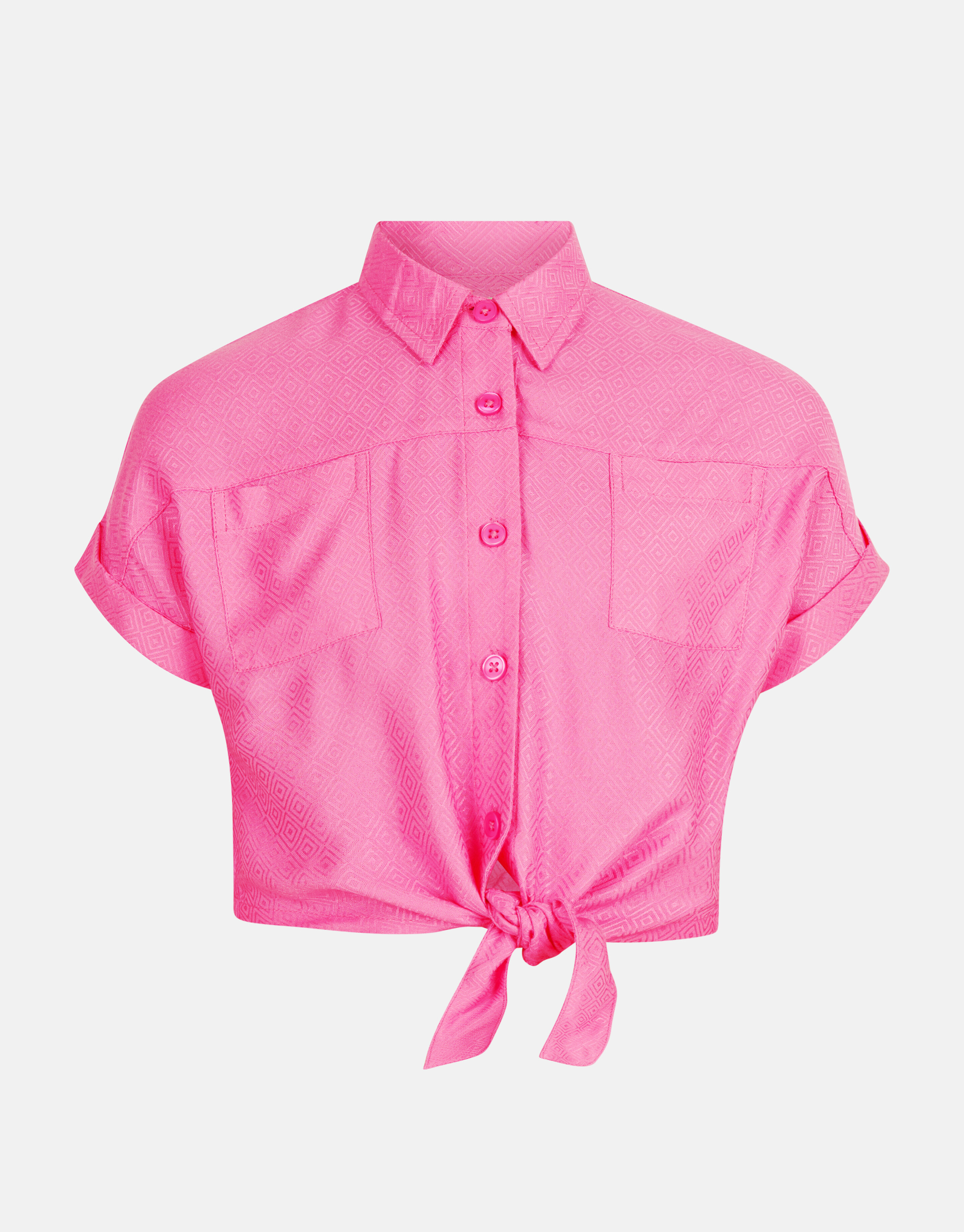 Jacquard Blouse Roze SHOEBY GIRLS