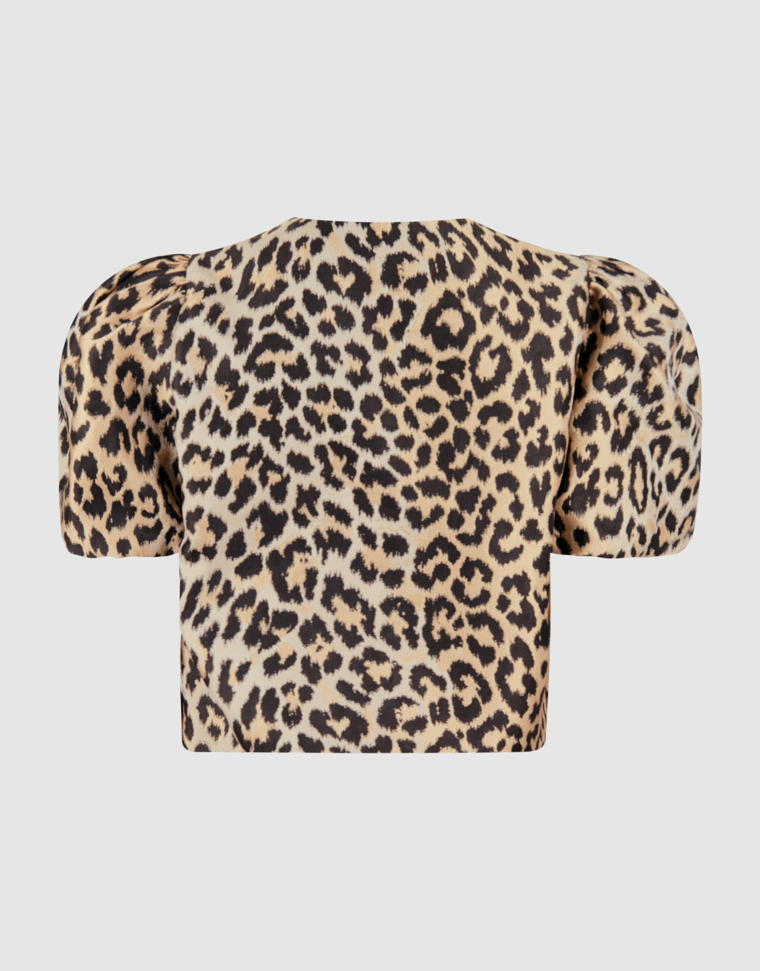 Leopard Pofmouwen Blazer Lichtbruin SHOEBY GIRLS