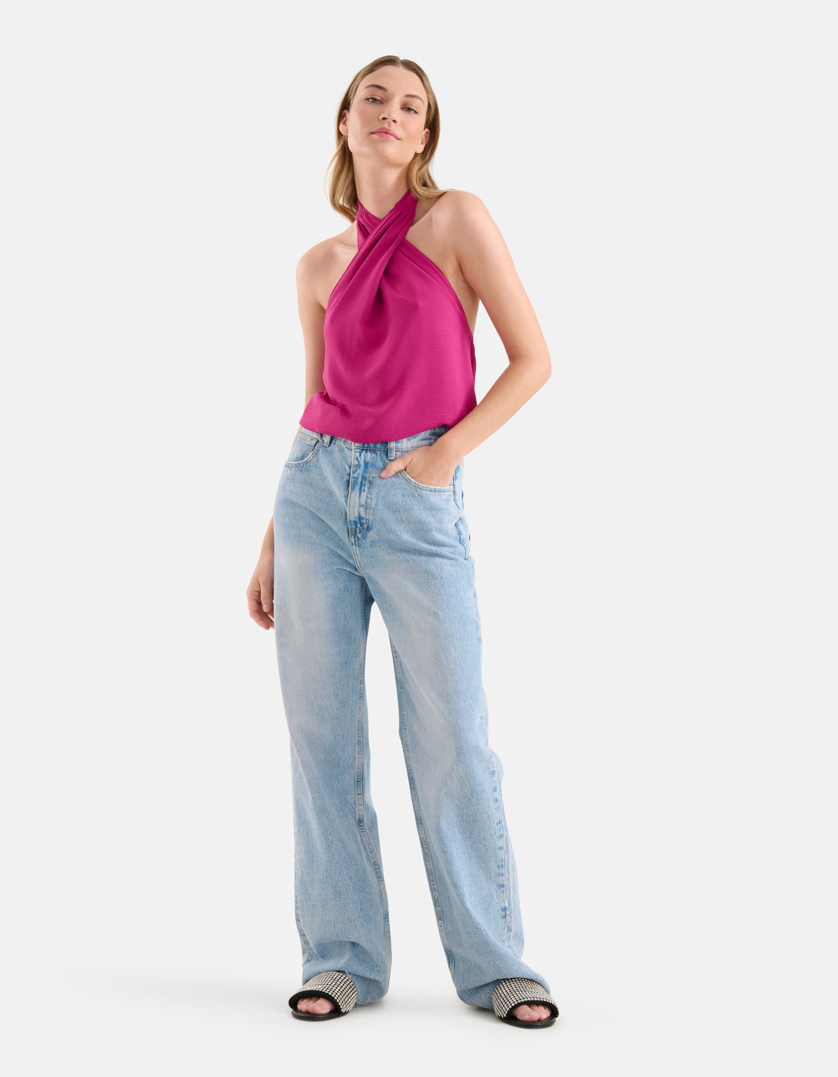 Halter Top Roze SHOEBY WOMEN