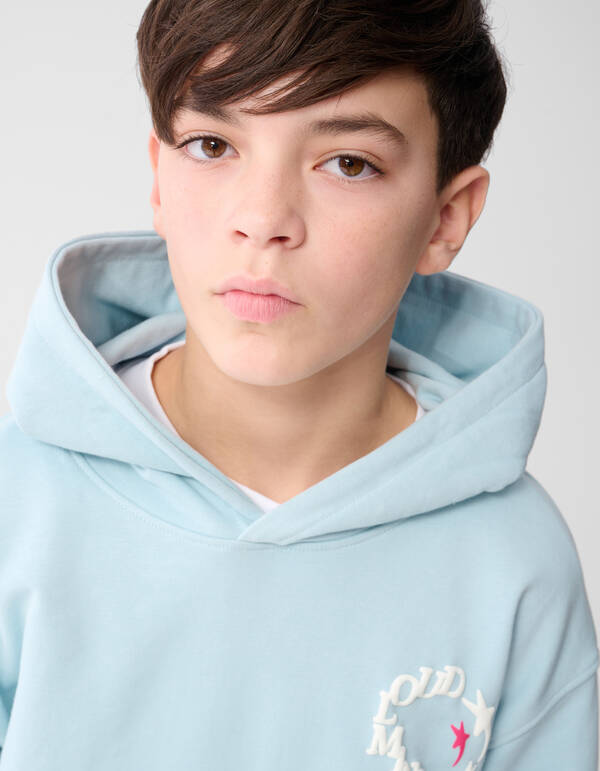 Cloud Artwork Hoodie Lichtblauw SHOEBY BOYS