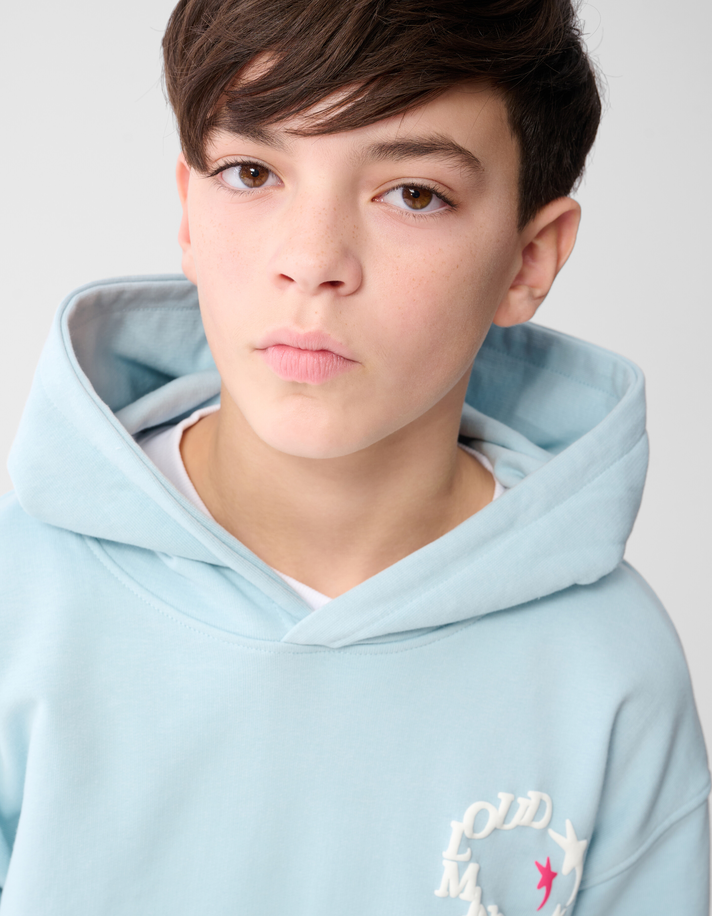 Cloud Artwork Hoodie Lichtblauw SHOEBY BOYS