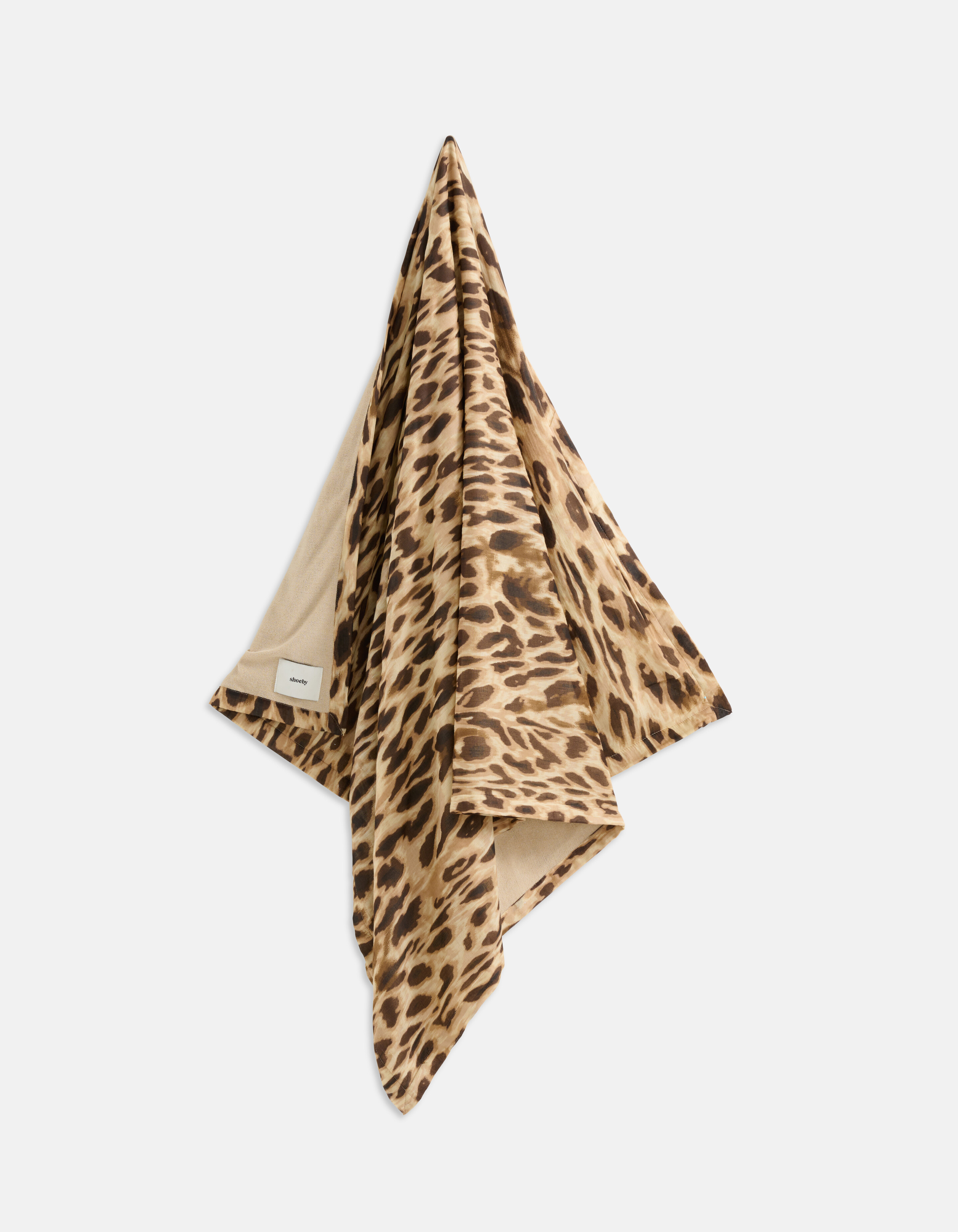 Cheetah Print Badhanddoek Bruin SHOEBY ACCESSOIRES