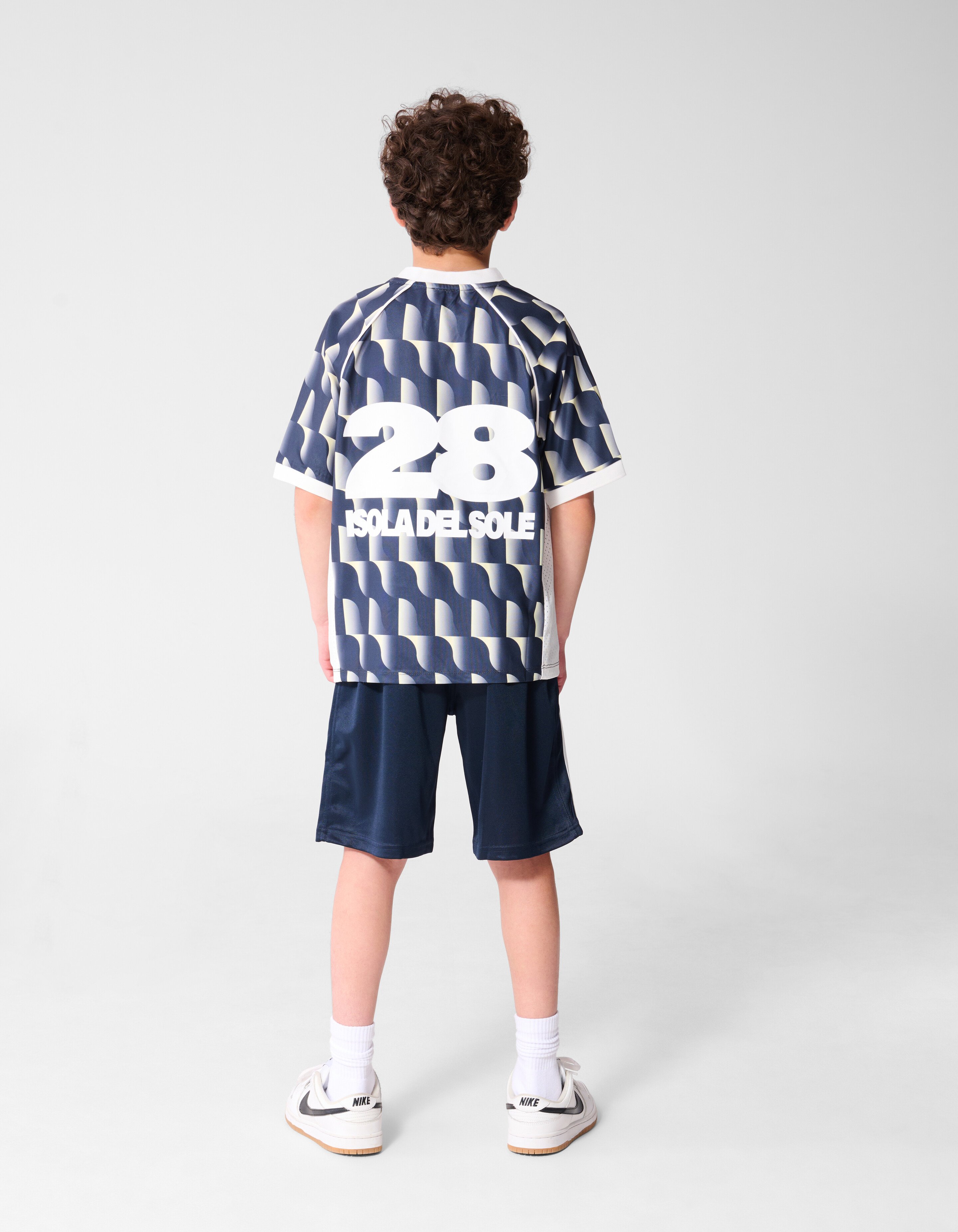 Sporty Text T-shirt Donkerblauw SHOEBY BOYS