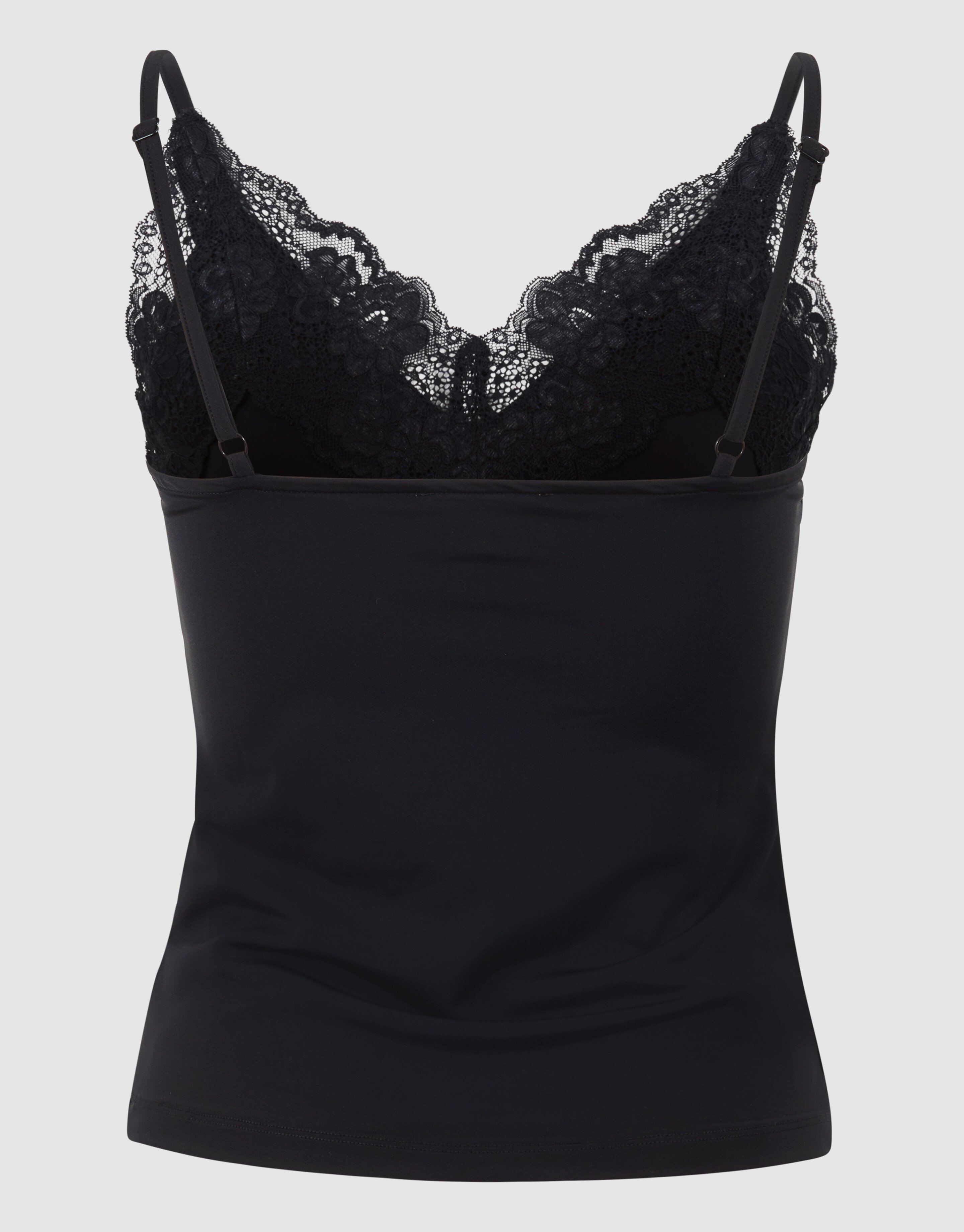 Kanten Singlet Top Zwart SHOEBY WOMEN