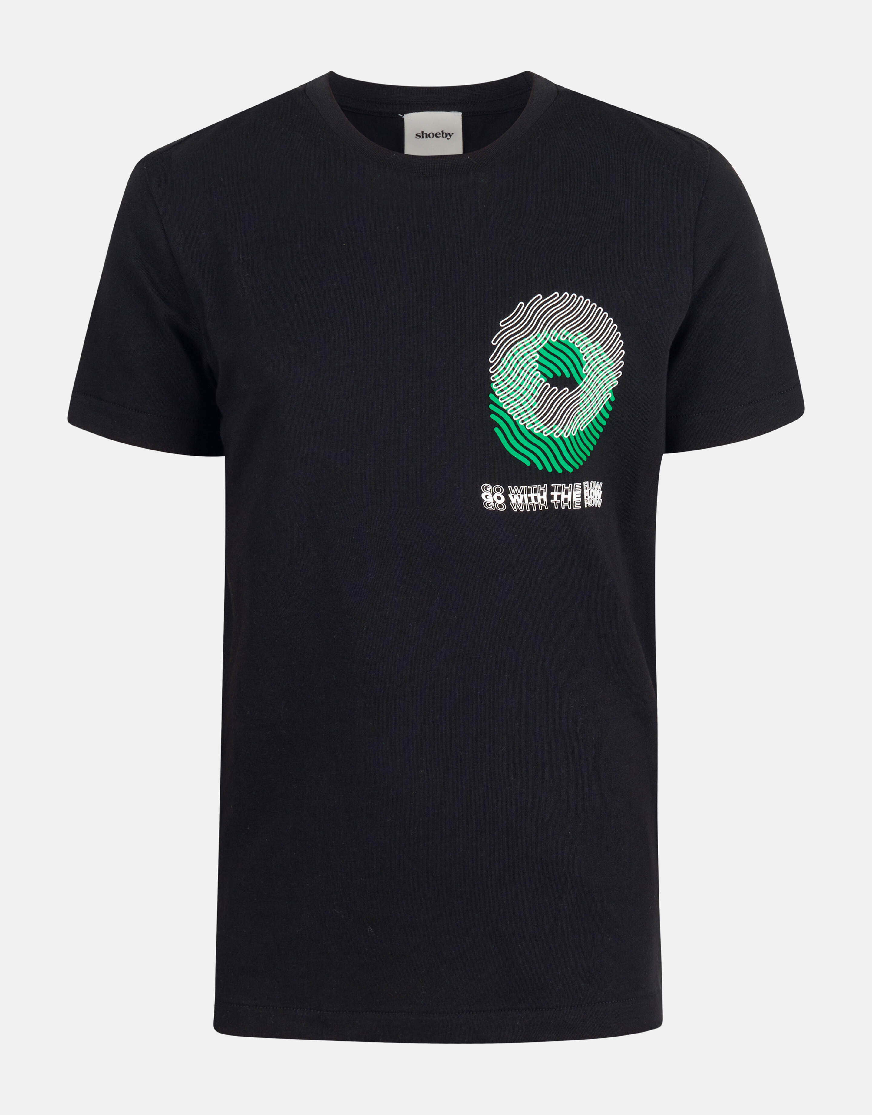 Printed T-shirt Zwart SHOEBY BOYS