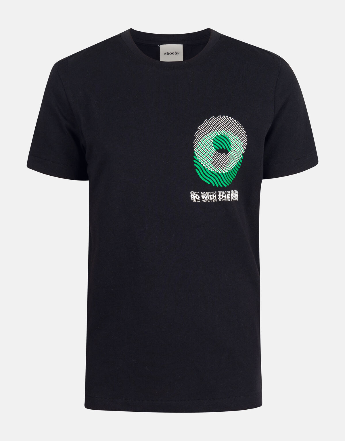 Printed T-shirt Zwart SHOEBY BOYS