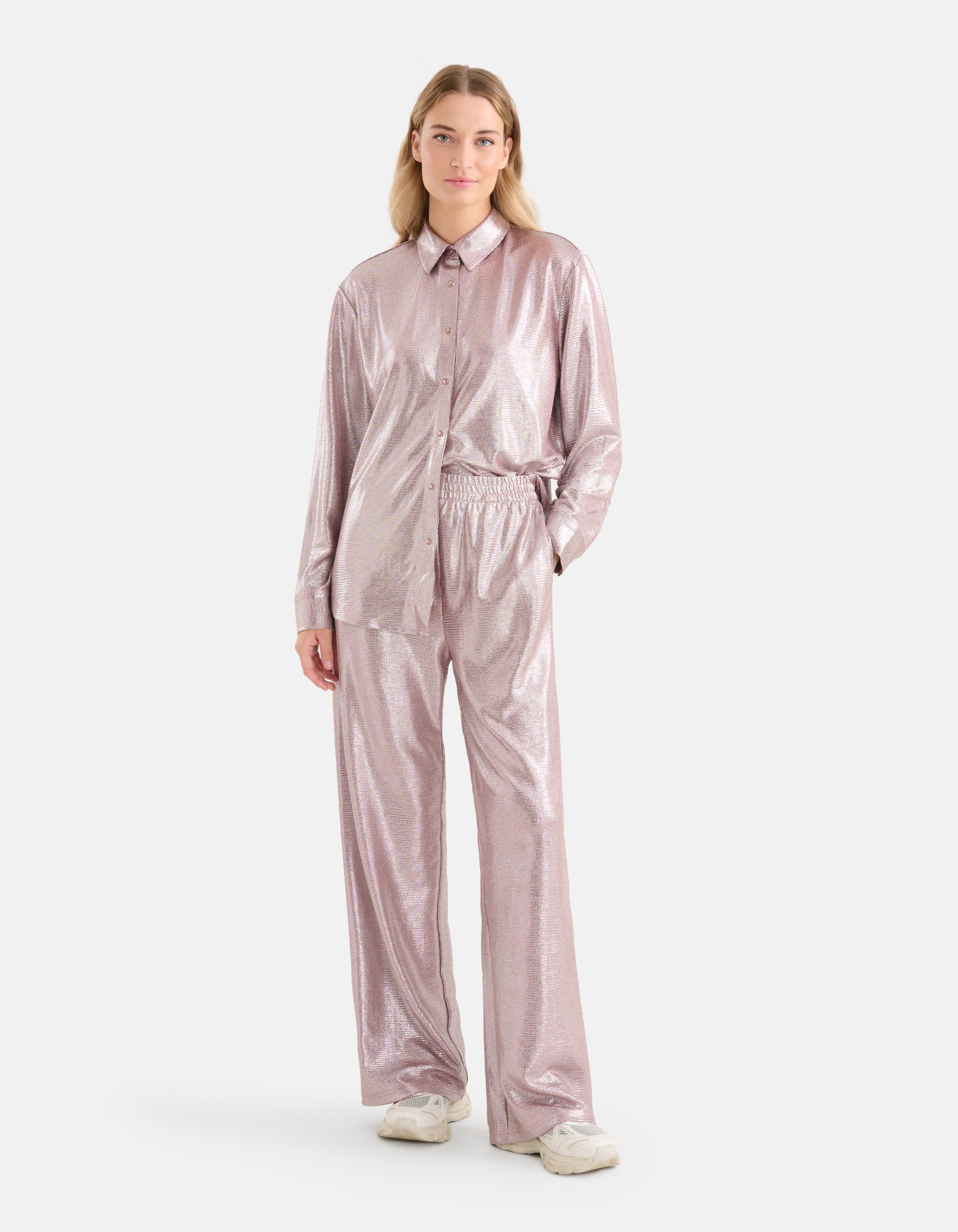 Metallic Broek Roze SHOEBY WOMEN