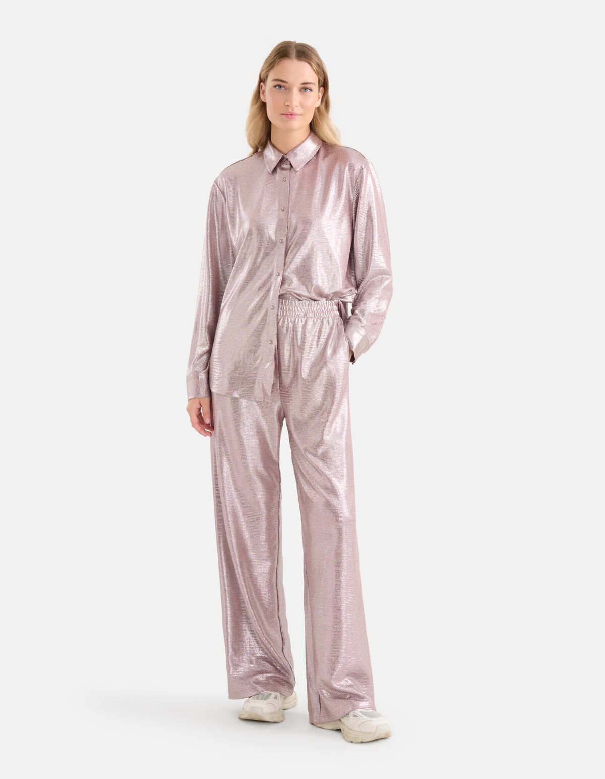 Metallic Broek Roze SHOEBY WOMEN