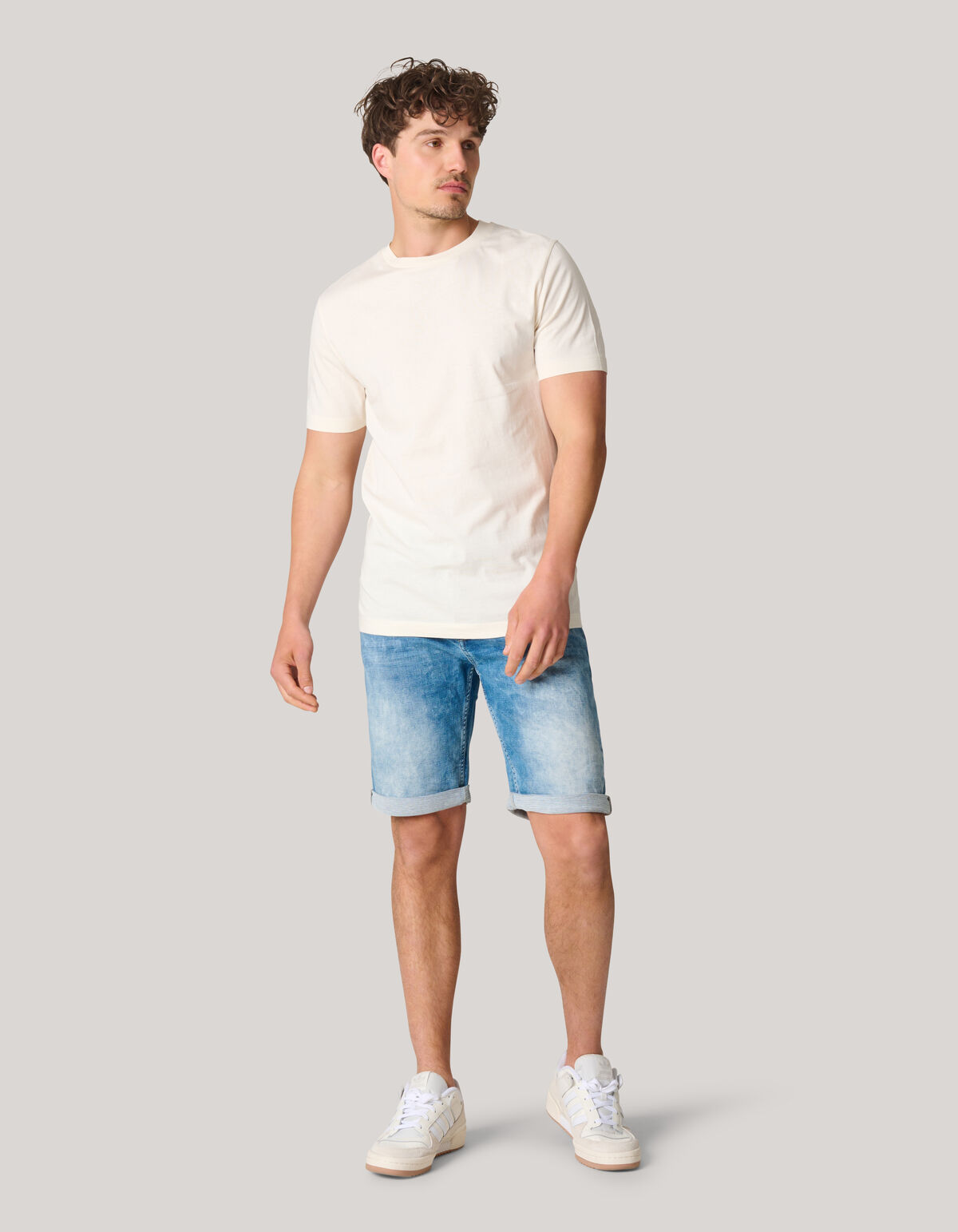 Jog Denim Short Mediumstone SHOEBY MEN