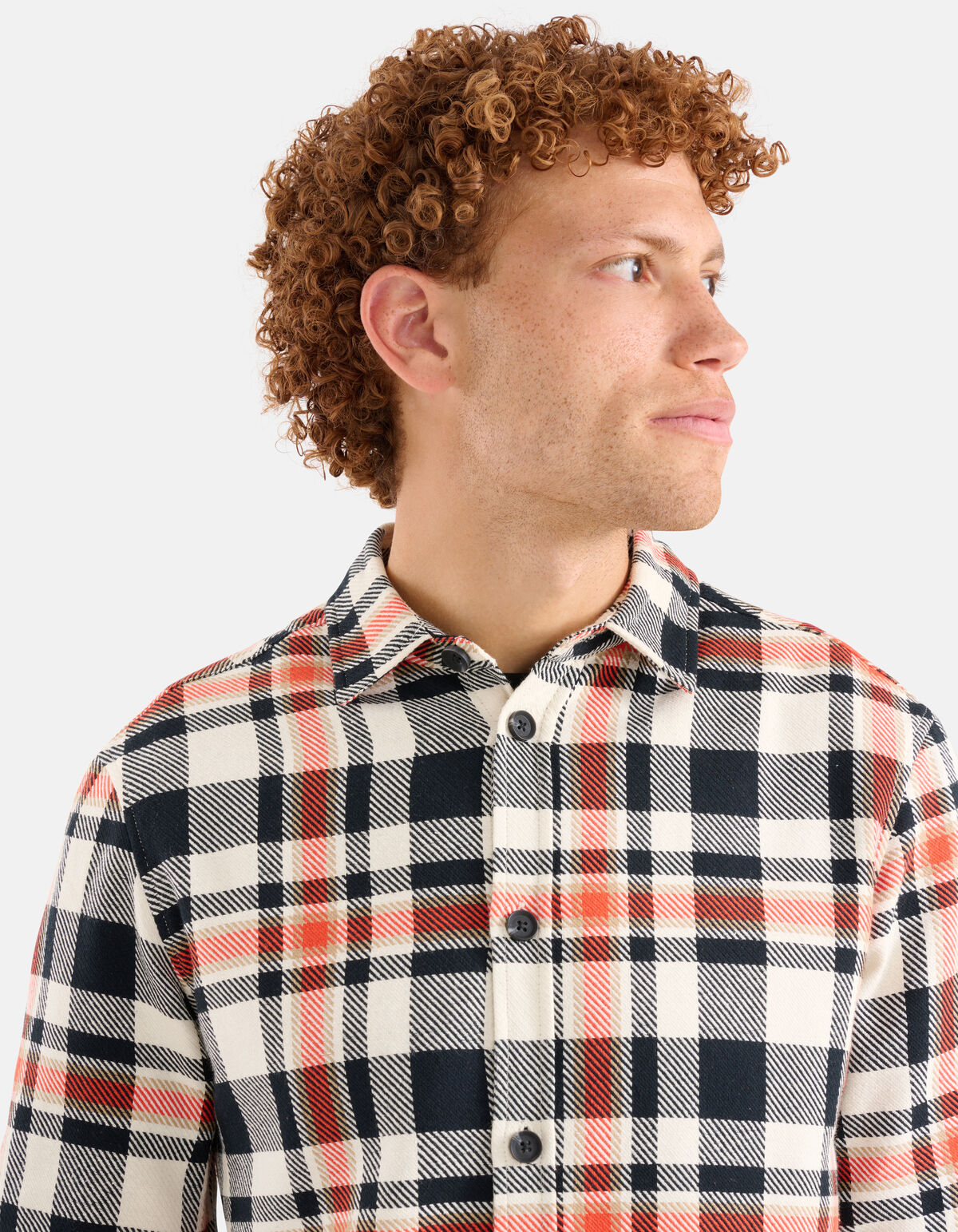 Ruiten Overhemd Oranje SHOEBY MEN