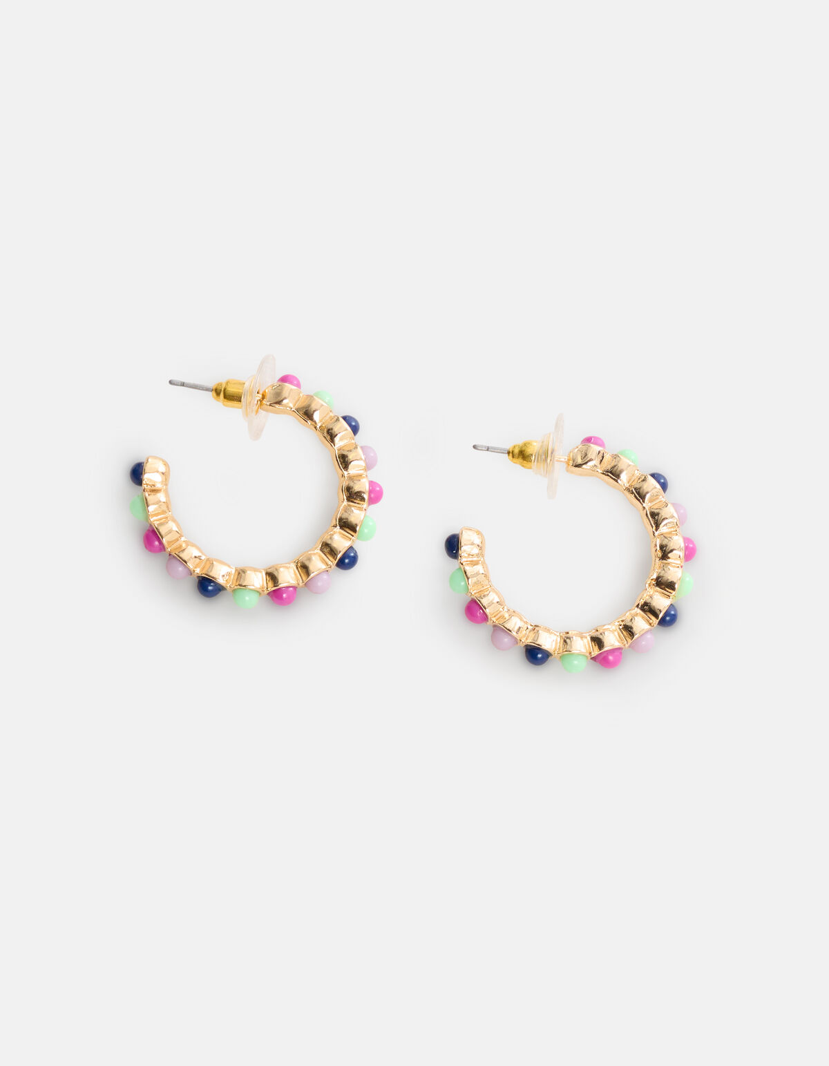 Gekleurde Stenen Oorbellen Goud SHOEBY ACCESSOIRES