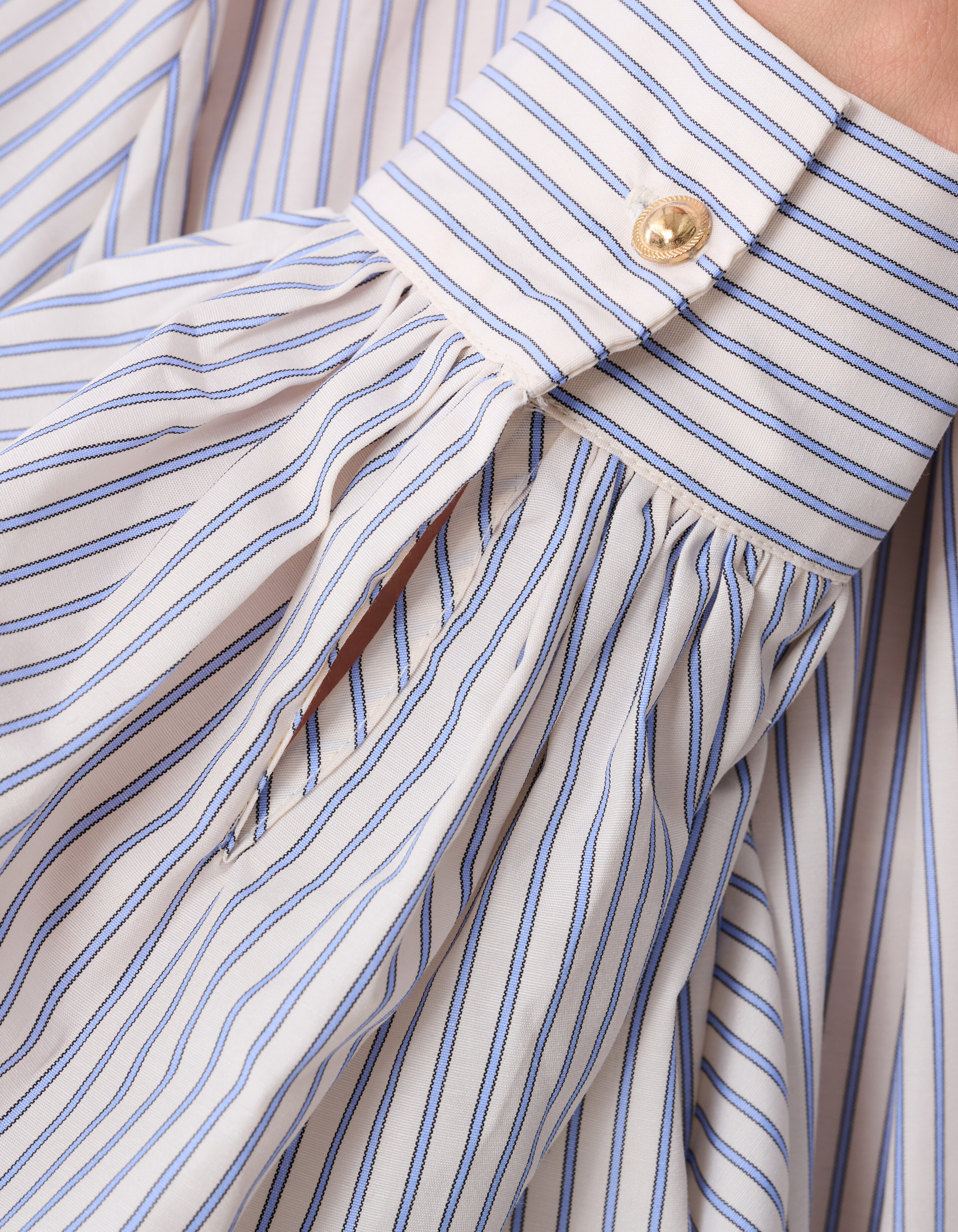 Stripe Strik Blouse Blauw SHOEBY WOMEN