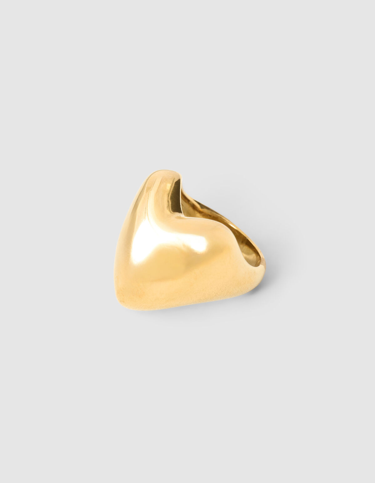 Heart Bulky Ring Goud SHOEBY ACCESSOIRES