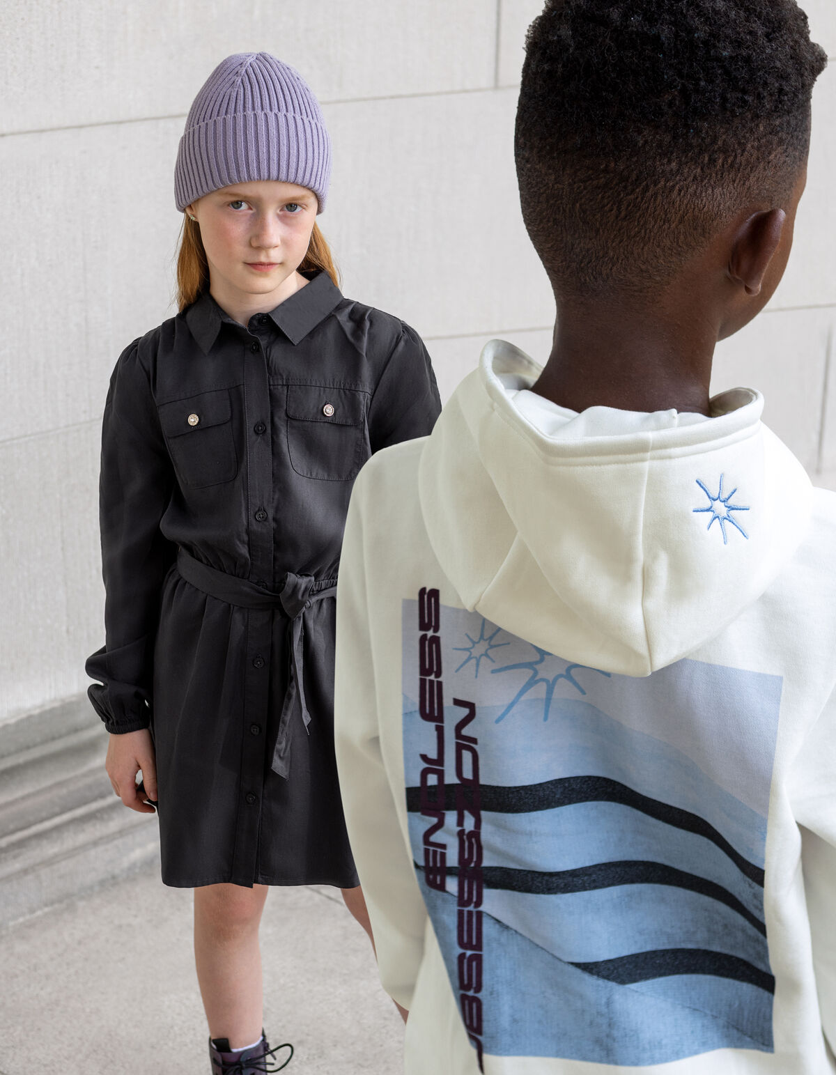 Cargo Jurk Donkergrijs SHOEBY GIRLS