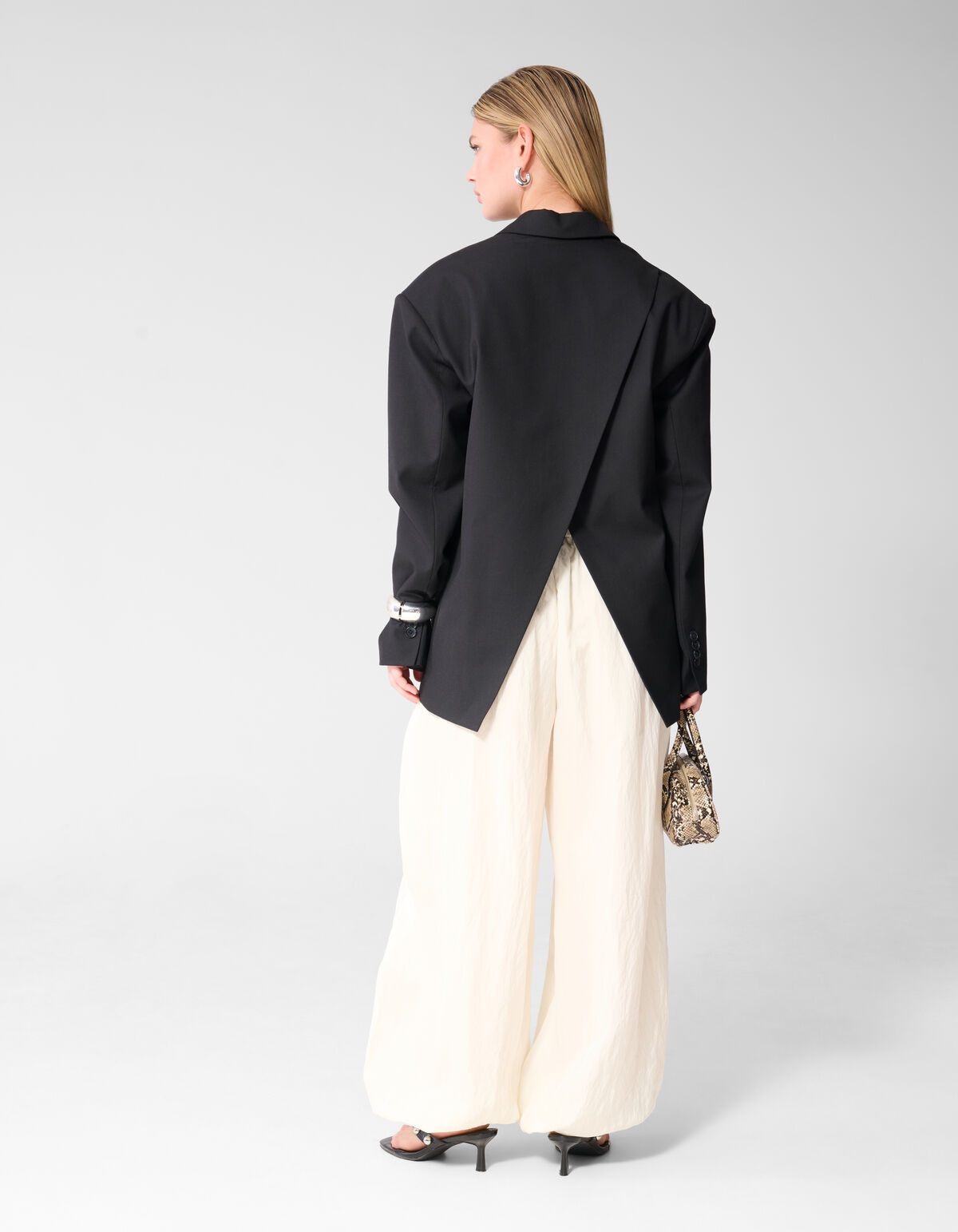 Twist Balloon Fit Broek Gebroken Wit SHOEBY WOMEN