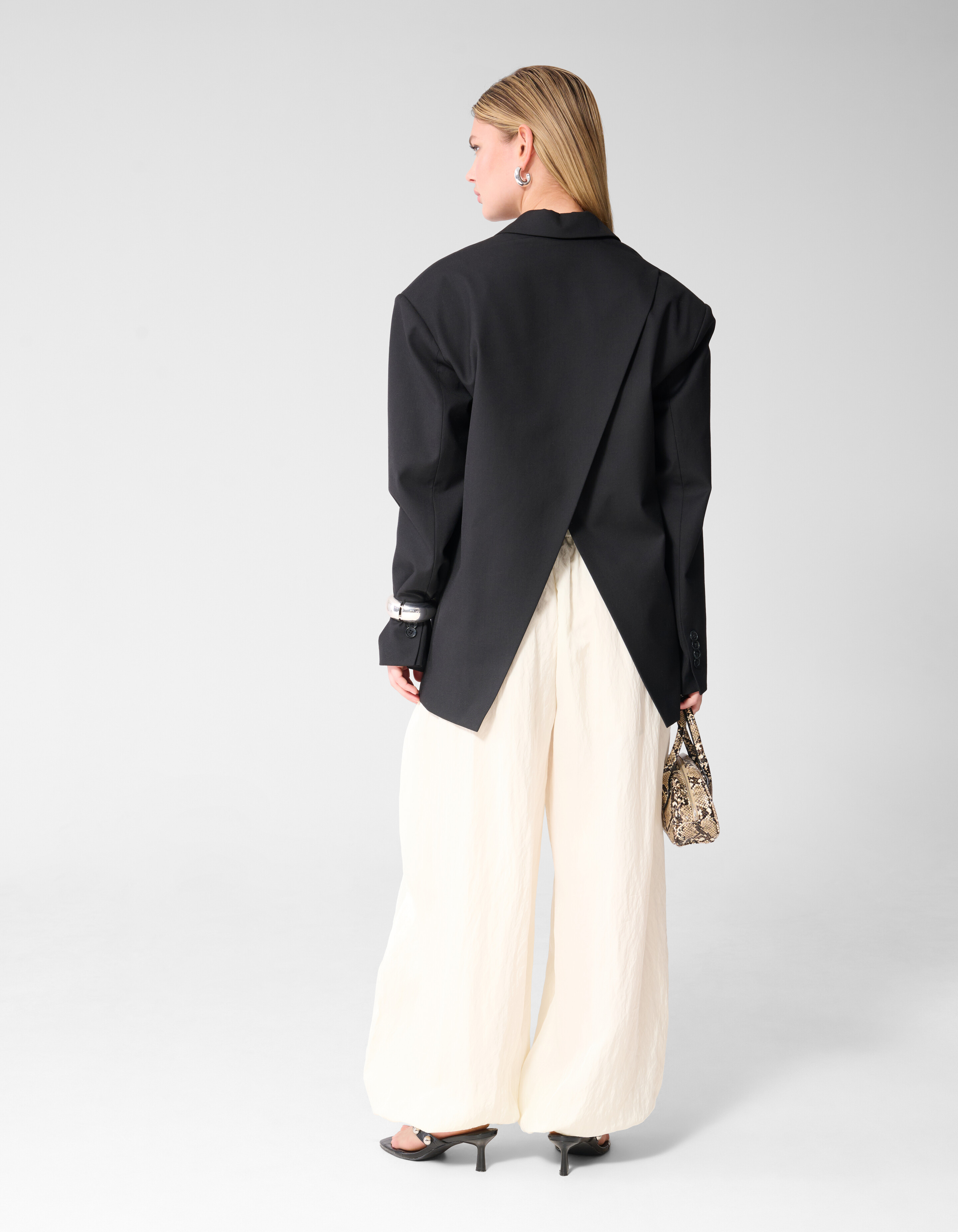 Twist Balloon Fit Broek Gebroken Wit SHOEBY WOMEN