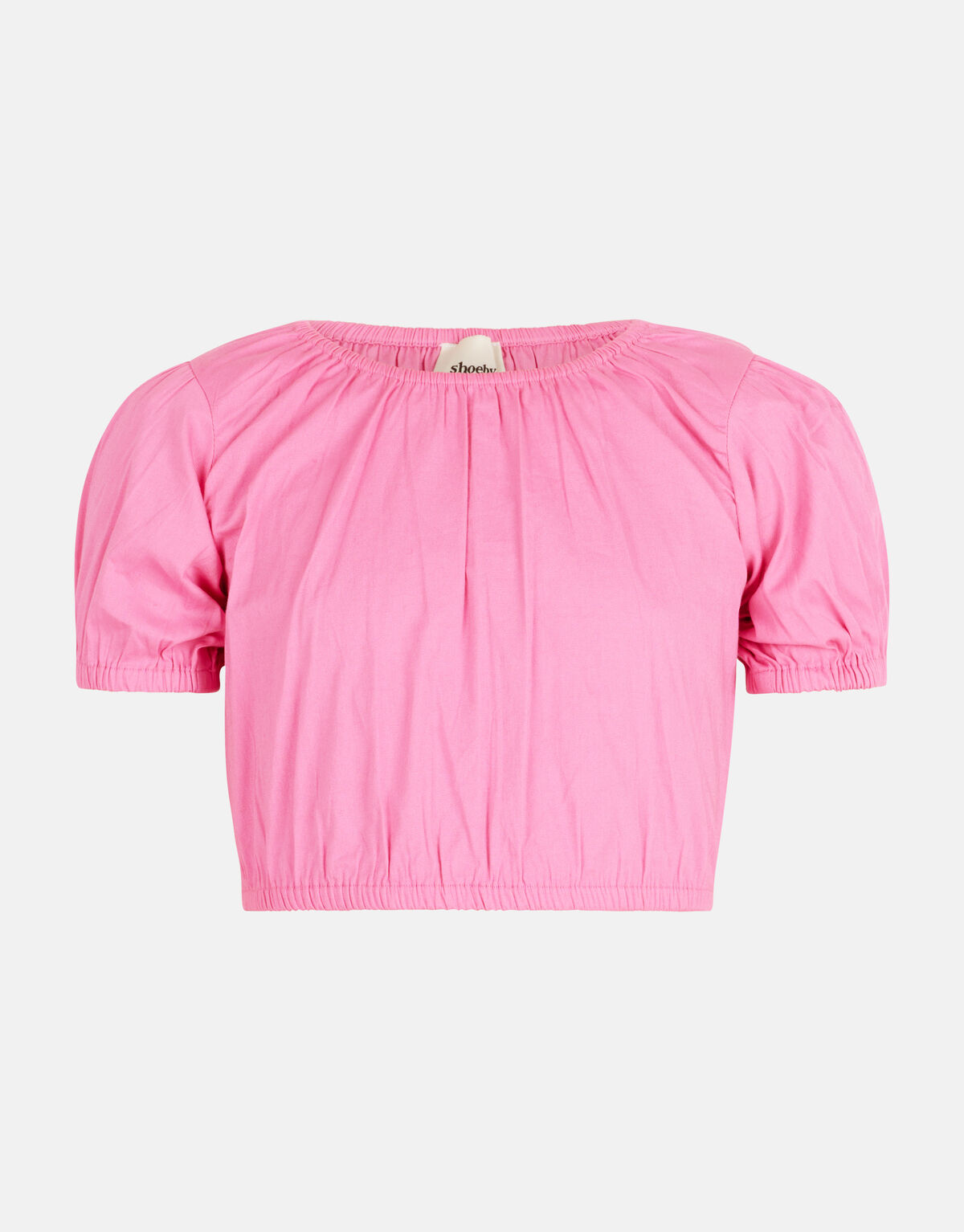 Poplin Crop Top Roze SHOEBY GIRLS