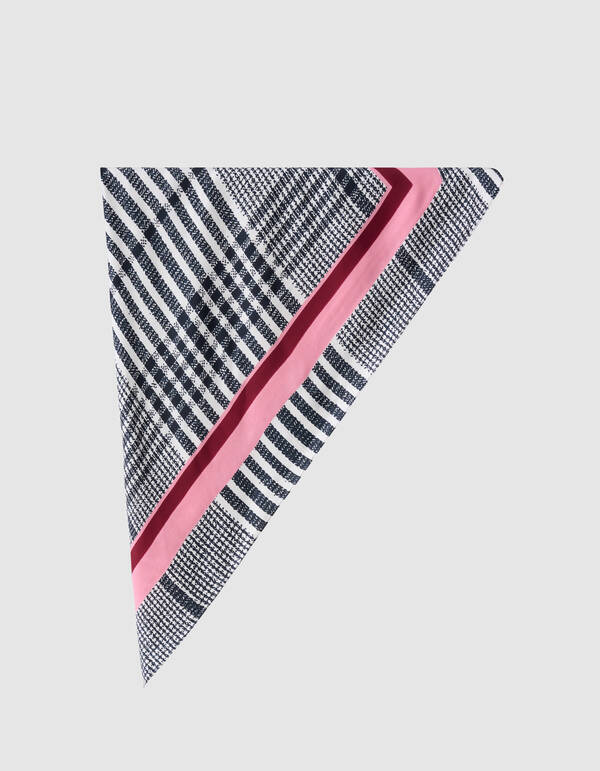 Ruiten Sjaal Zwart/Wit SHOEBY ACCESSOIRES