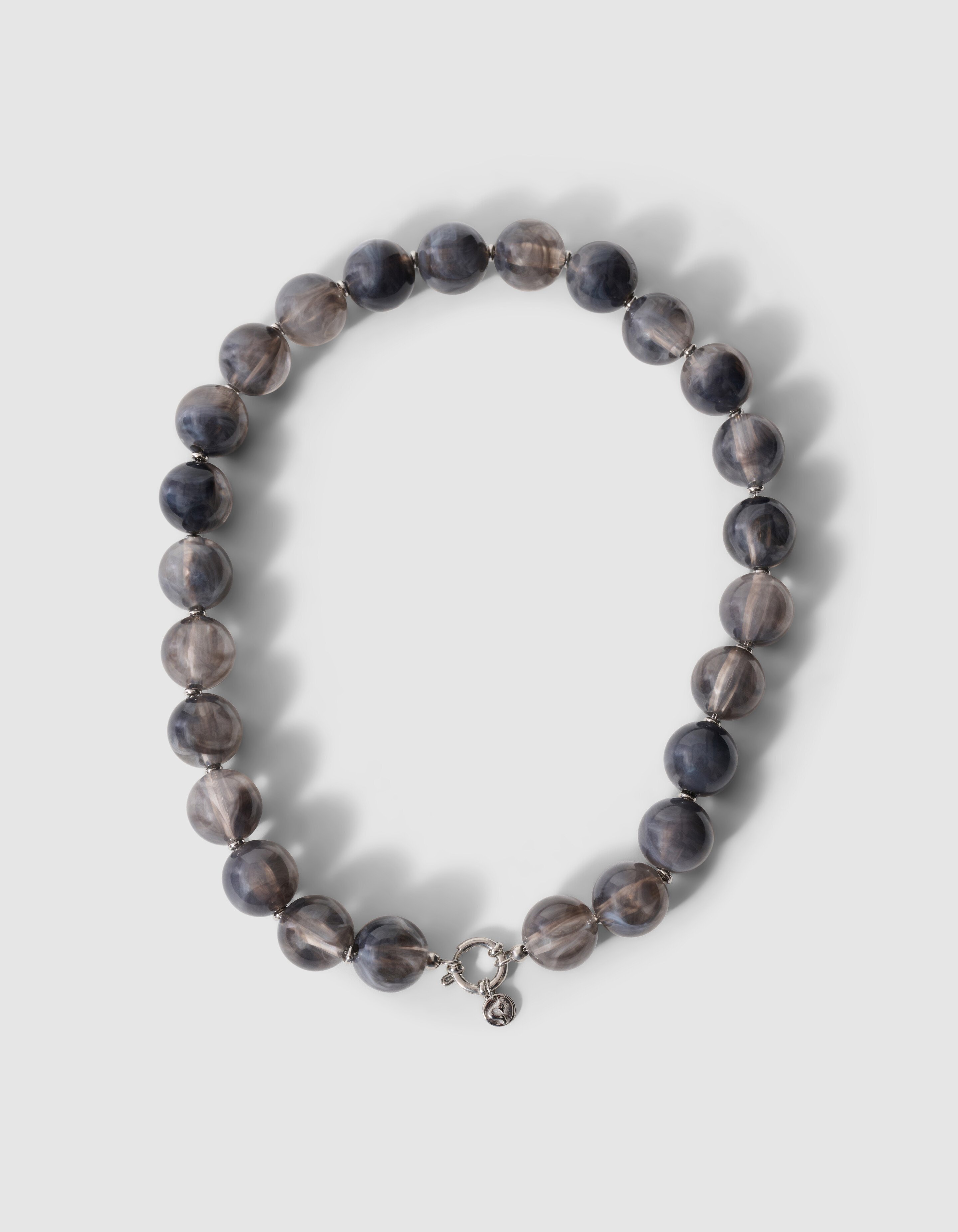Kralen Ketting Grijs SHOEBY ACCESSOIRES
