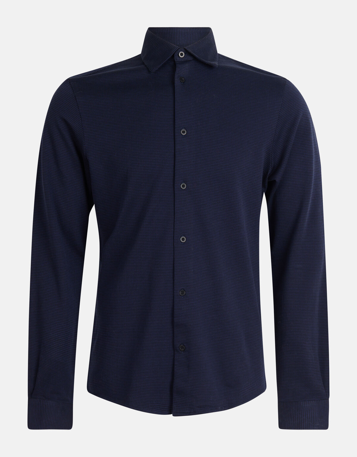 Jersey Overhemd Donkerblauw SHOEBY MEN