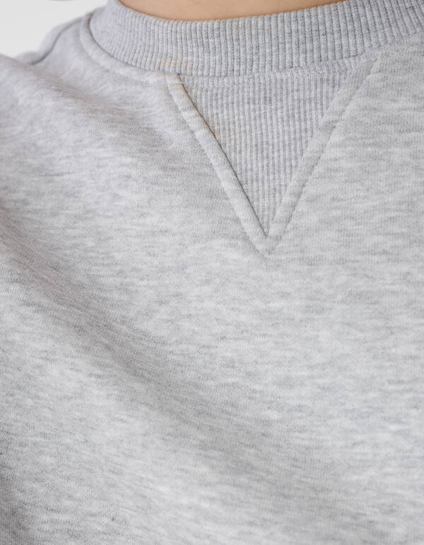 Oversized Big Sleeve Sweater Lichtgrijs SHOEBY WOMEN