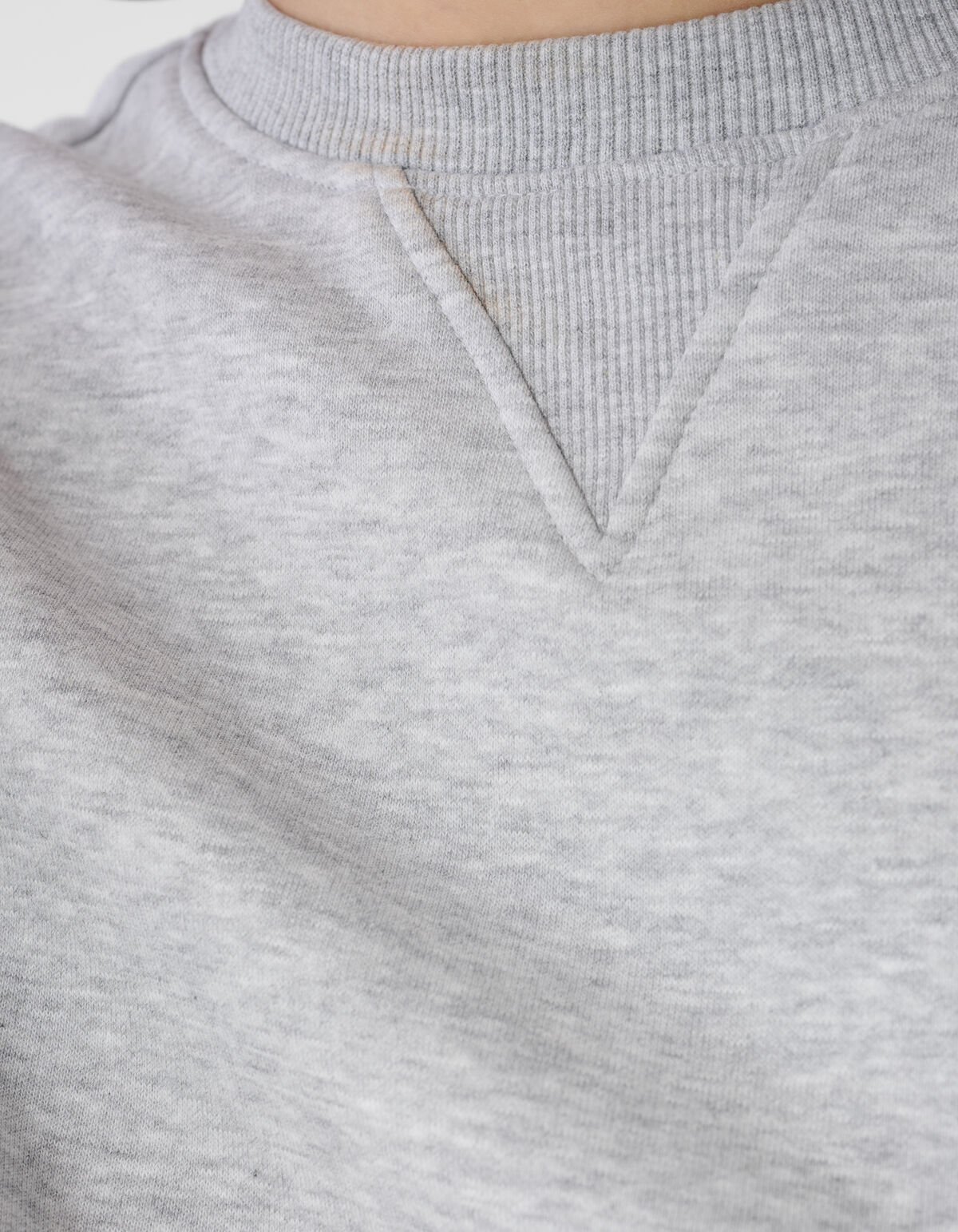 Oversized Big Sleeve Sweater Lichtgrijs SHOEBY WOMEN