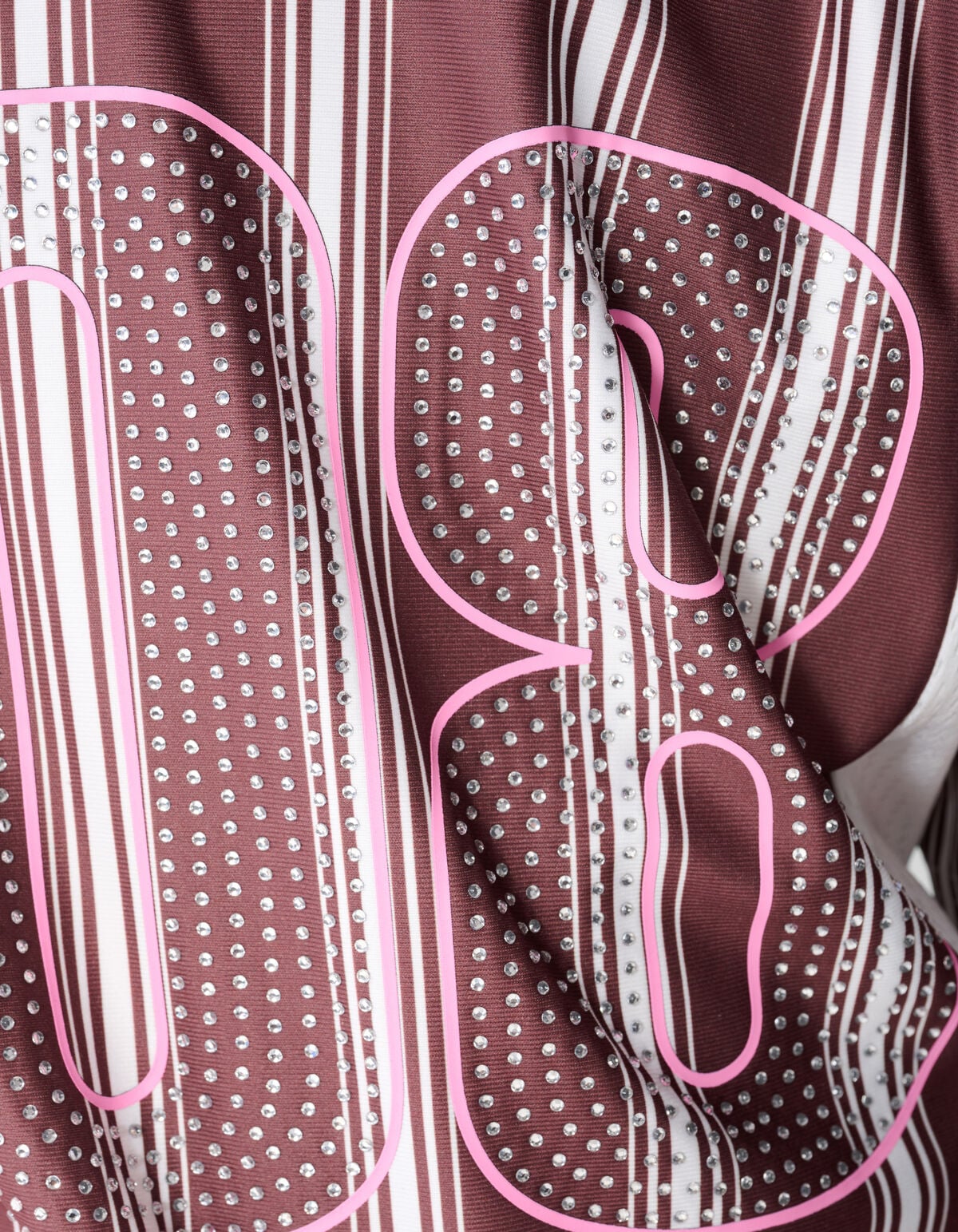 Strass Sporty T-shirt Bruin SHOEBY GIRLS