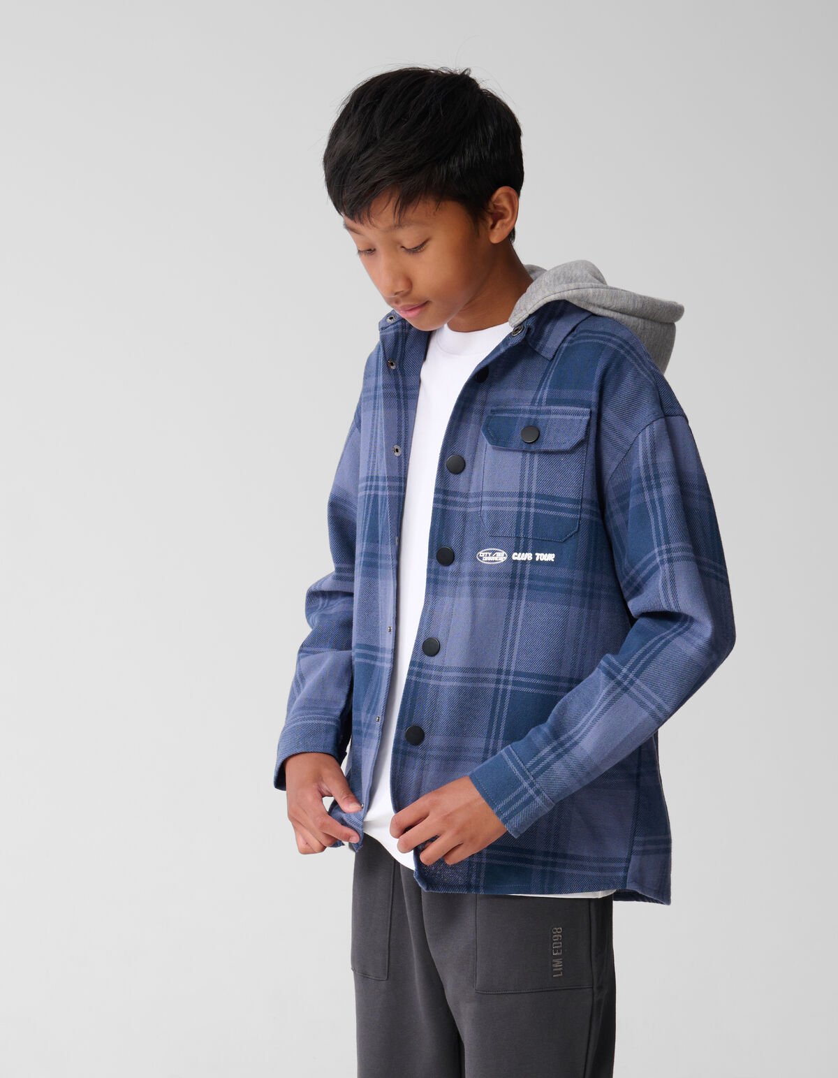 Ruiten Pocket Shirt Blauw SHOEBY BOYS