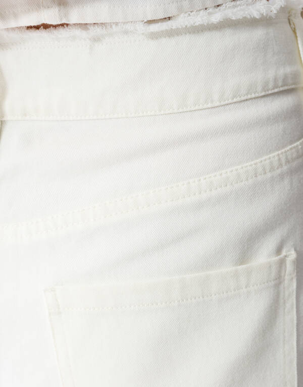 Wide Leg Fit Jeans Wit By Mieke SHOEBY WOMEN