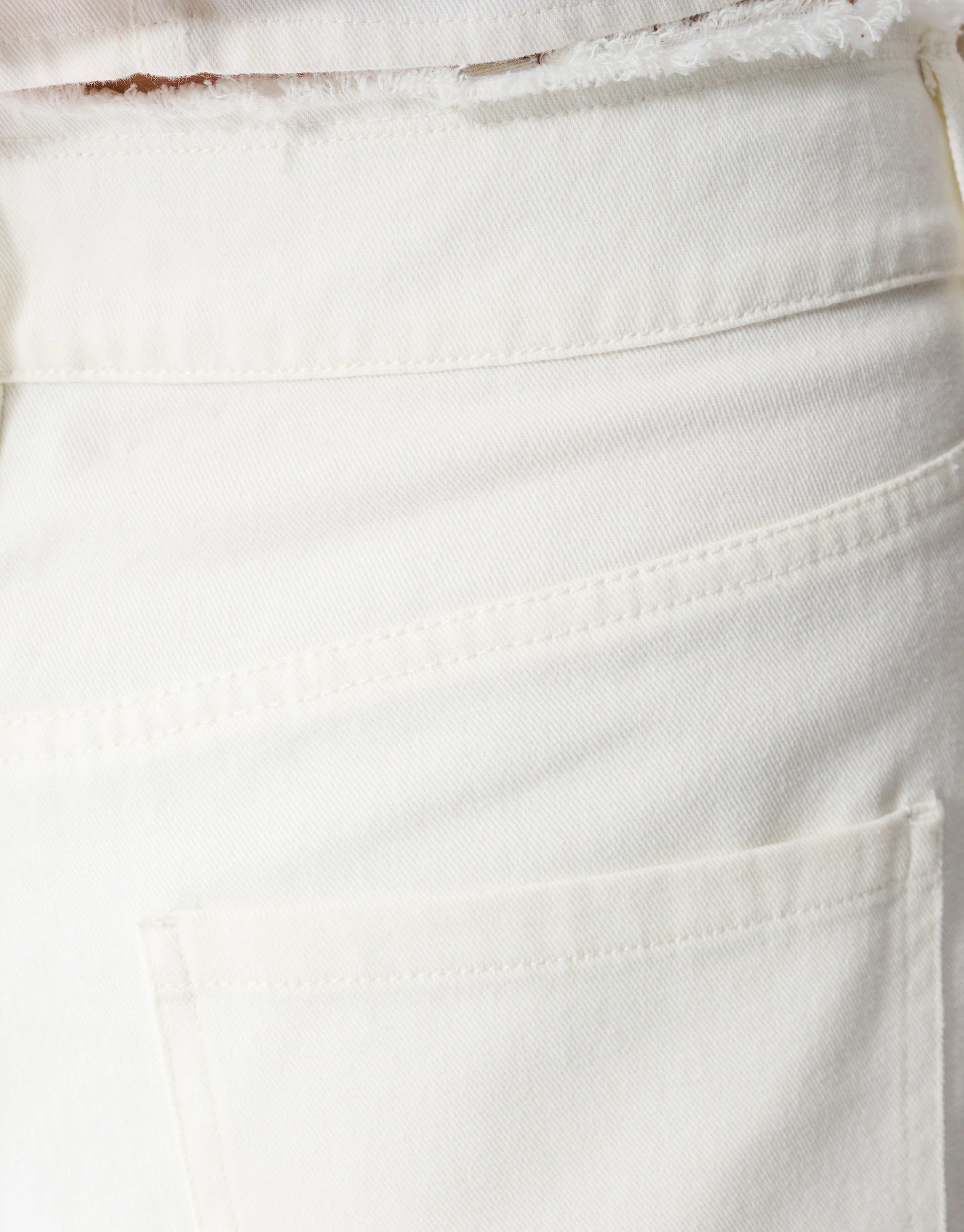 Wide Leg Fit Jeans Wit By Mieke SHOEBY WOMEN