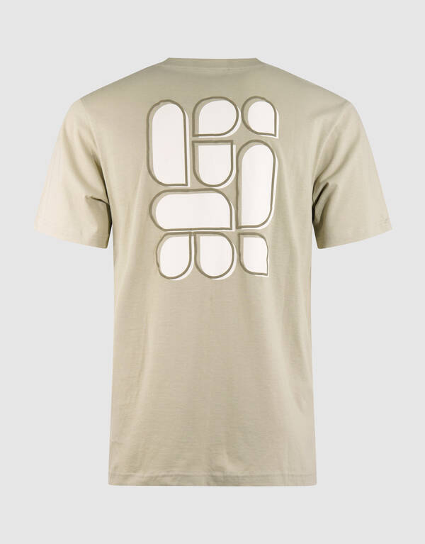 Organic Artwork T-shirt Lichtgroen SHOEBY MEN